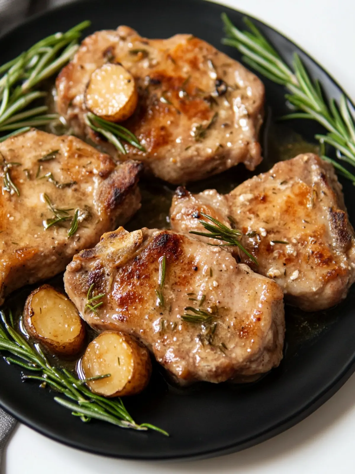 Succulent Rosemary Pork Chops Slow-Cooked to Perfection 5 Rosemary Pork Chops