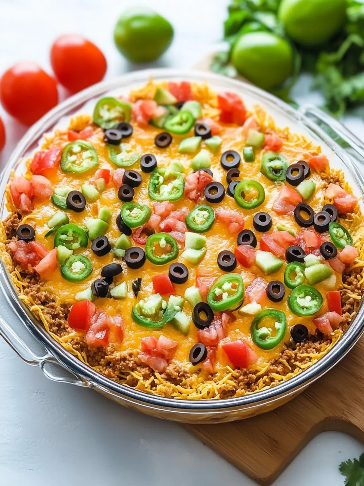 Satisfy Your Cravings with Layered Taco Dip Delight 5 Layered Taco Dip