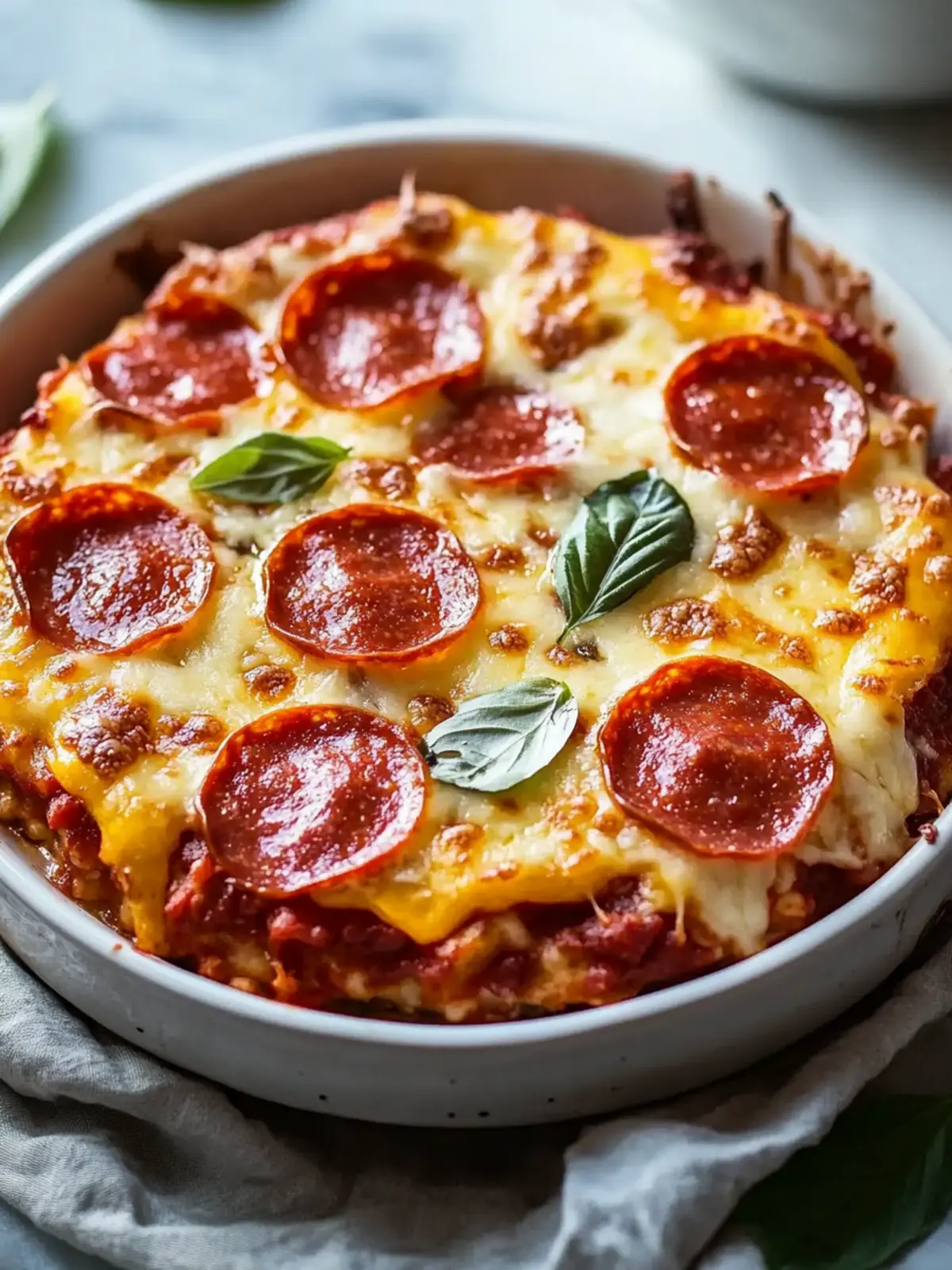 Irresistibly Cheesy Low Carb Pizza Casserole Delight 4 Low Carb Pizza Casserole