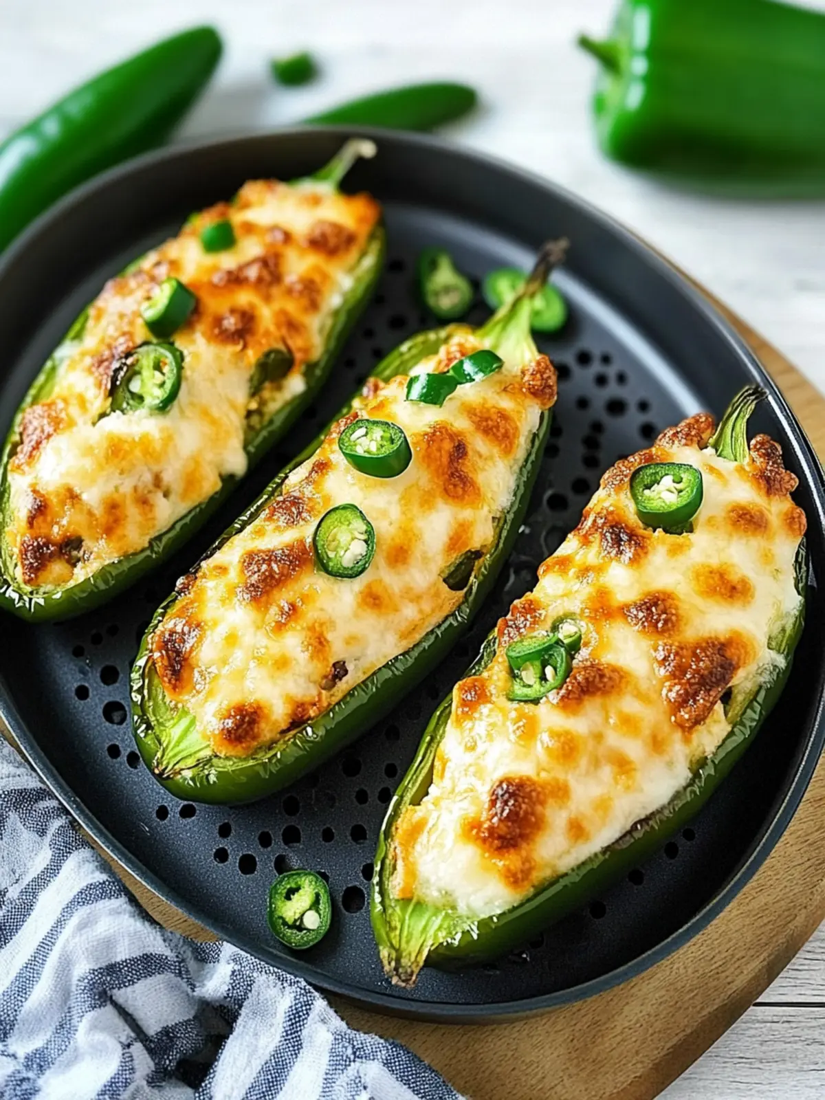 Air Fryer Jalapeno Poppers: Irresistible Cheesy Bites!