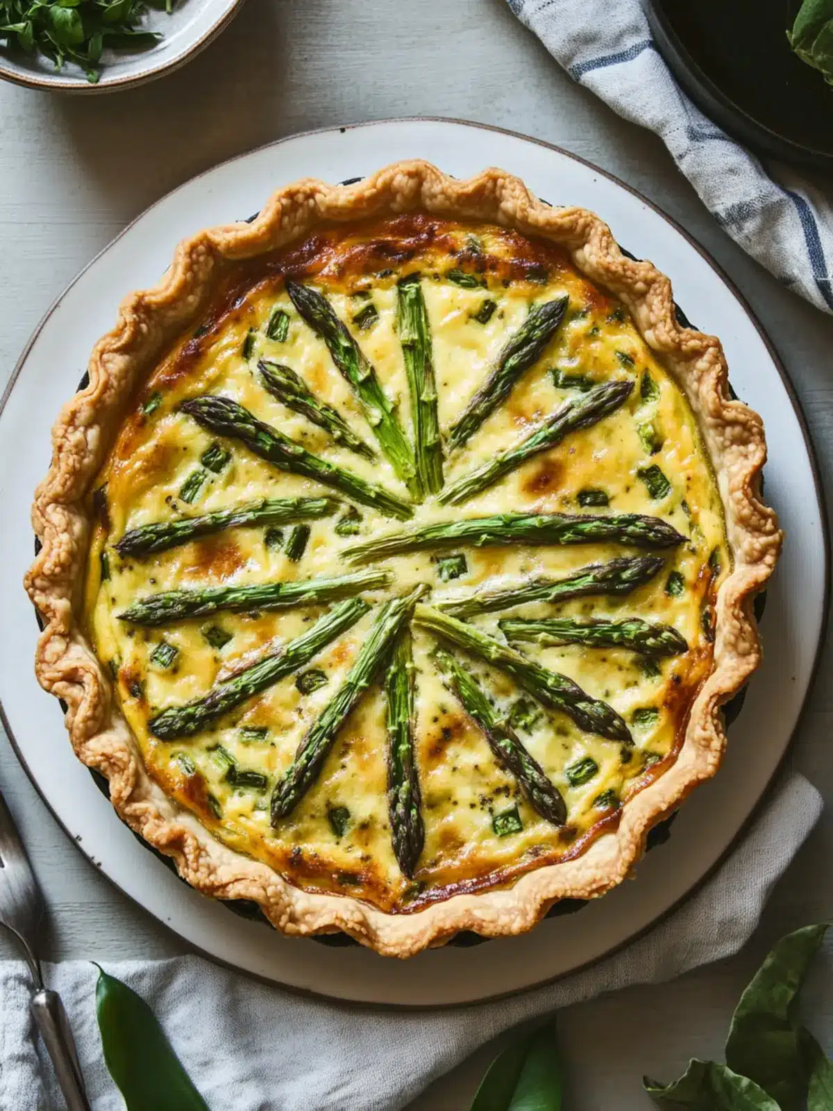Delicious Asparagus Quiche for Busy Weeknight Dinners 2 Asparagus Quiche