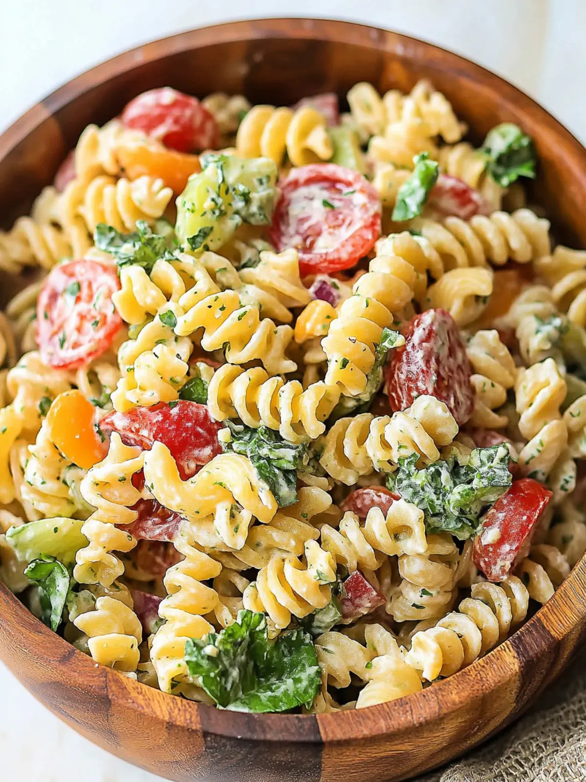 Delicious Ranch Pasta Salad You’ll Want at Every BBQ 3 Ranch Pasta Salad