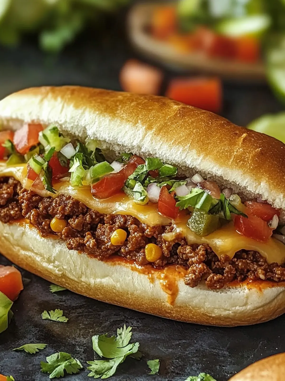 Spice Up Dinner with a Cheesy Mexican Chopped Sandwich 2 Mexican Chopped Cheese Sandwich