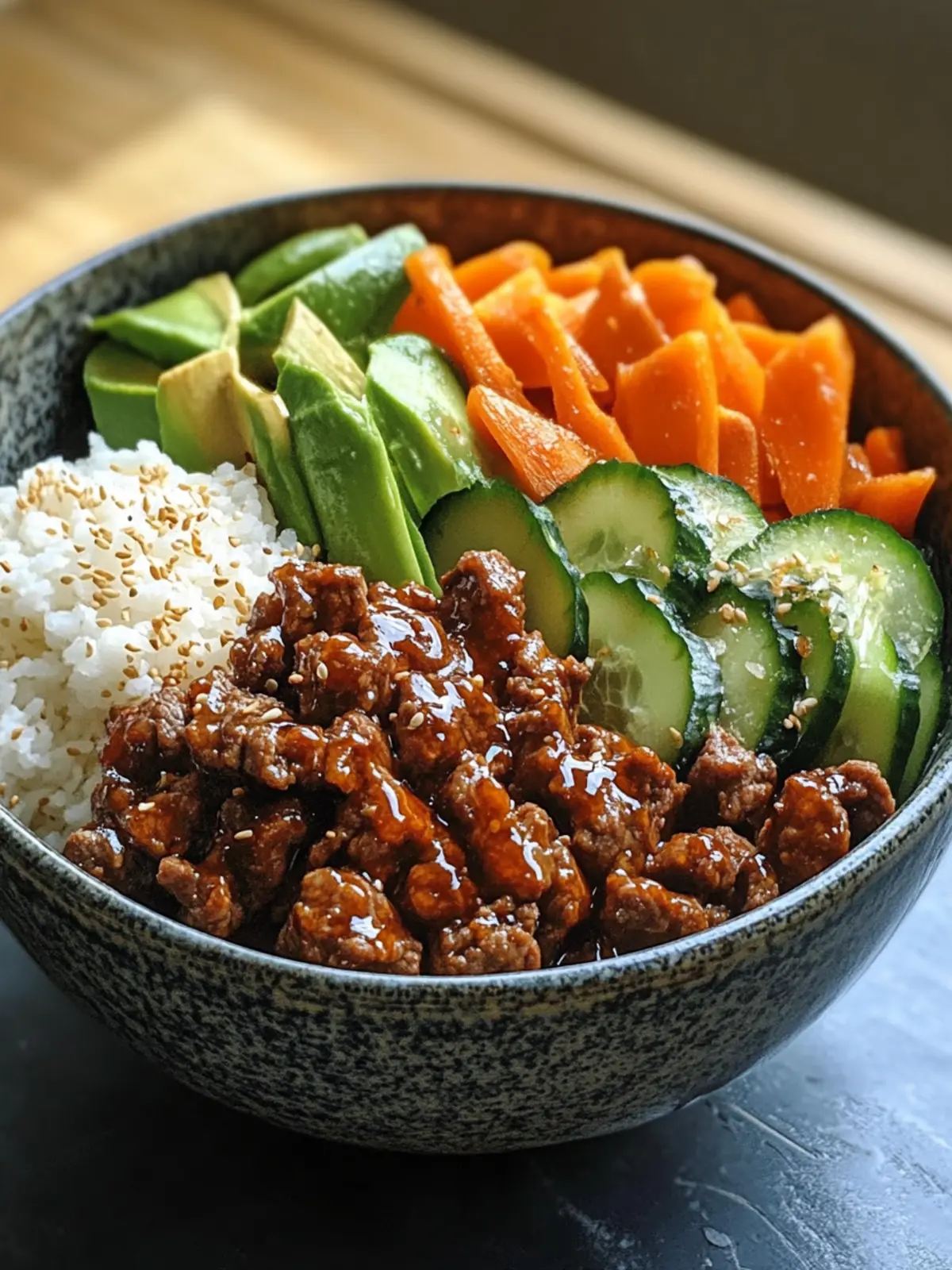 Hot Honey Beef Bowl: Flavor-Packed & High Protein Delight 2 Hot Honey Beef Bowl