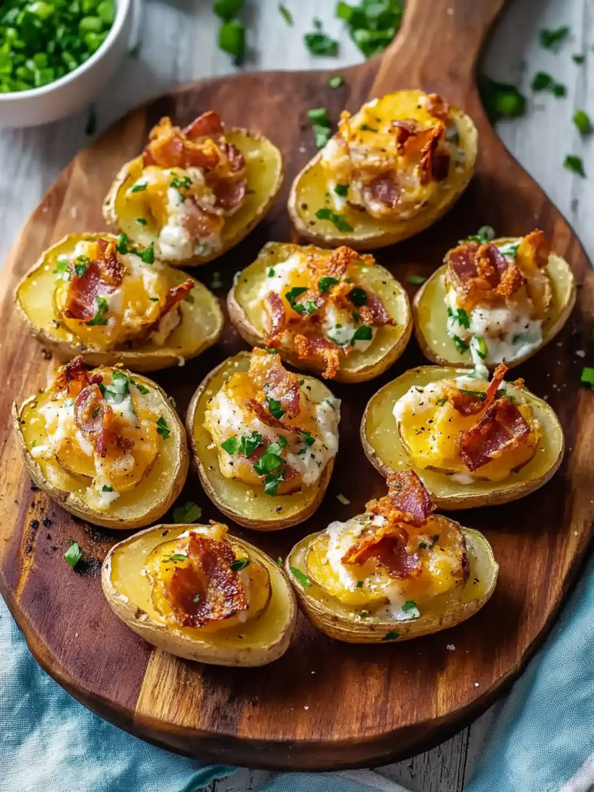 Tasty Mini Potato Skins: Irresistible Bites for Every Party 4 Tasty Mini Potato Skins