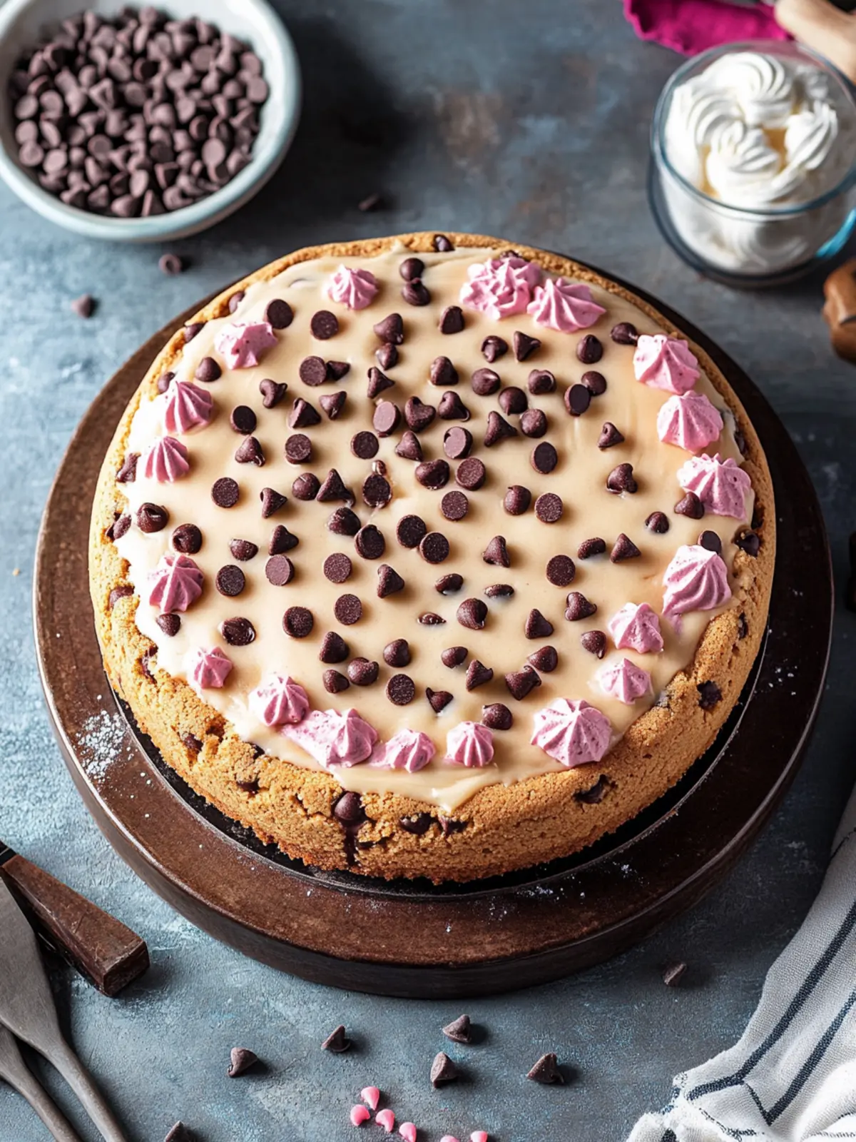 Decadent Chocolate Chip Cookie Cake You Need to Try Today 2 Chocolate Chip Cookie Cake