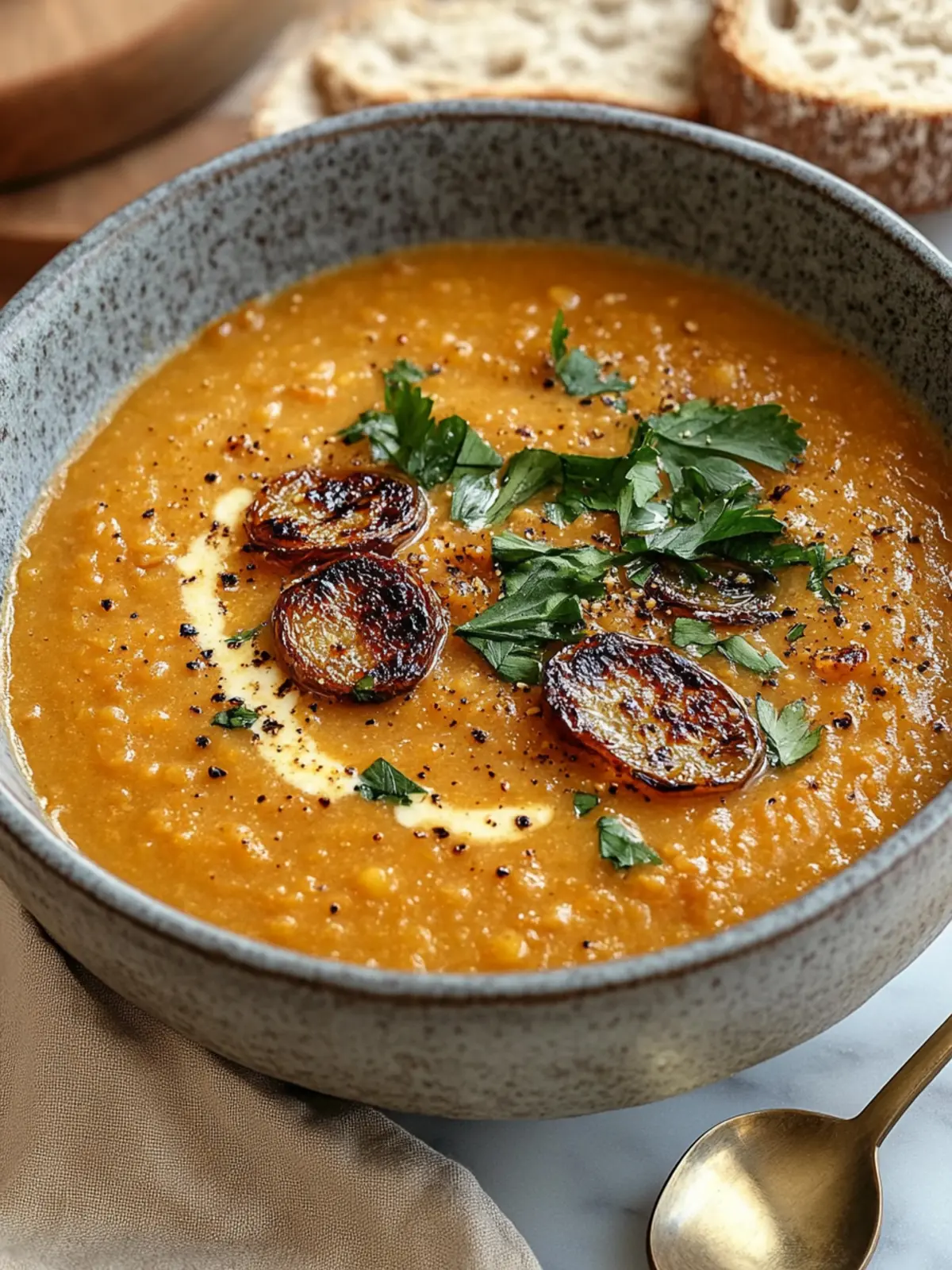Savor the Comfort of Caramelized Onion Red Lentil Soup 5 Caramelized Onion Red Lentil Soup