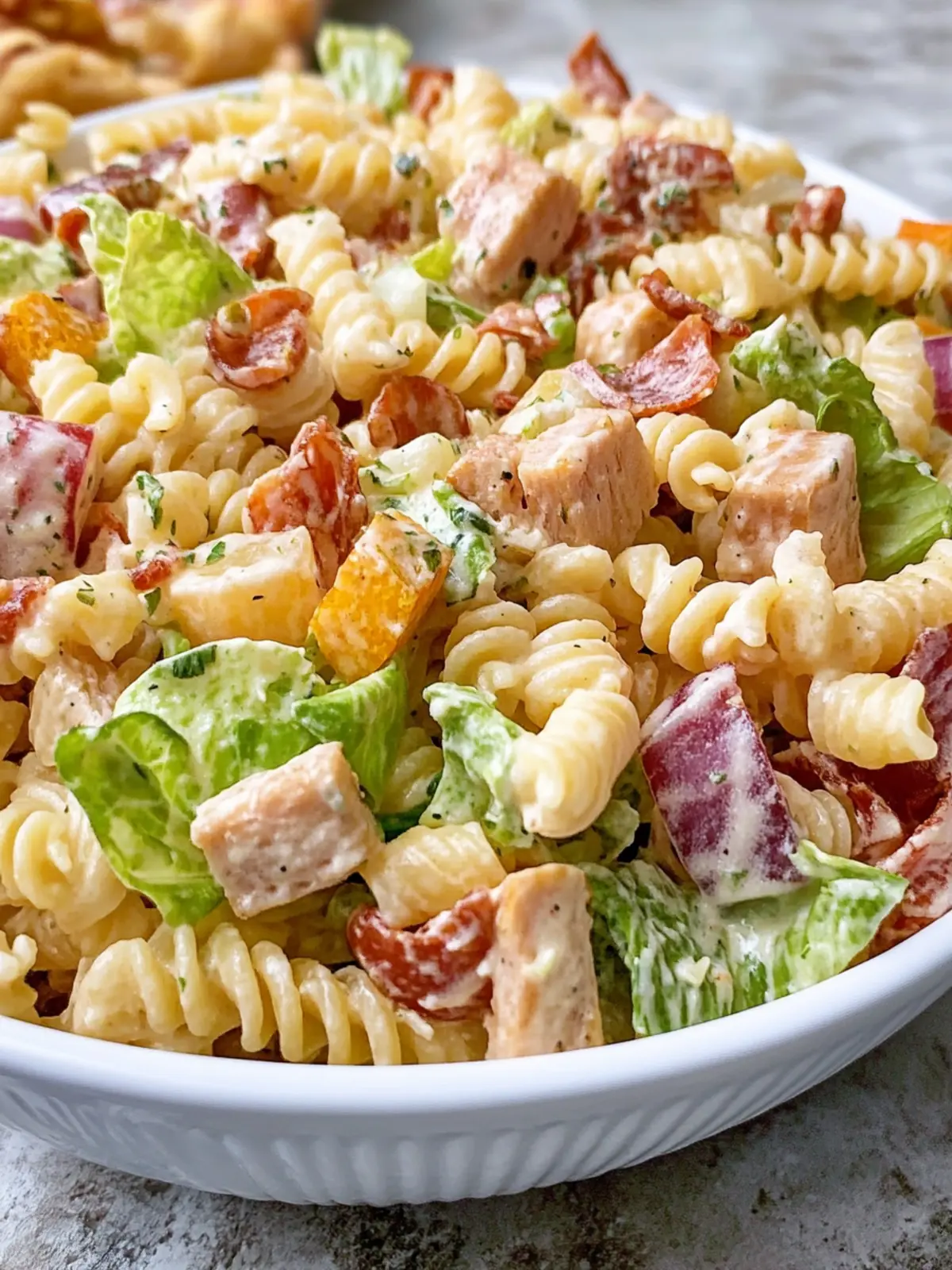 Savory Club Sandwich Pasta Salad That Everyone Will Love 5 Club Sandwich Pasta Salad