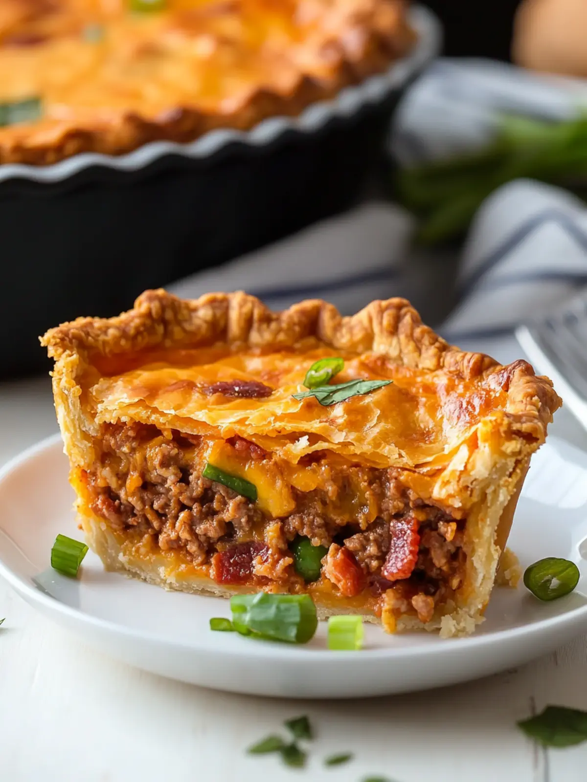 Bacon Cheeseburger Pie: A Comfort Food Delight You’ll Crave 4 Bacon Cheeseburger Pie