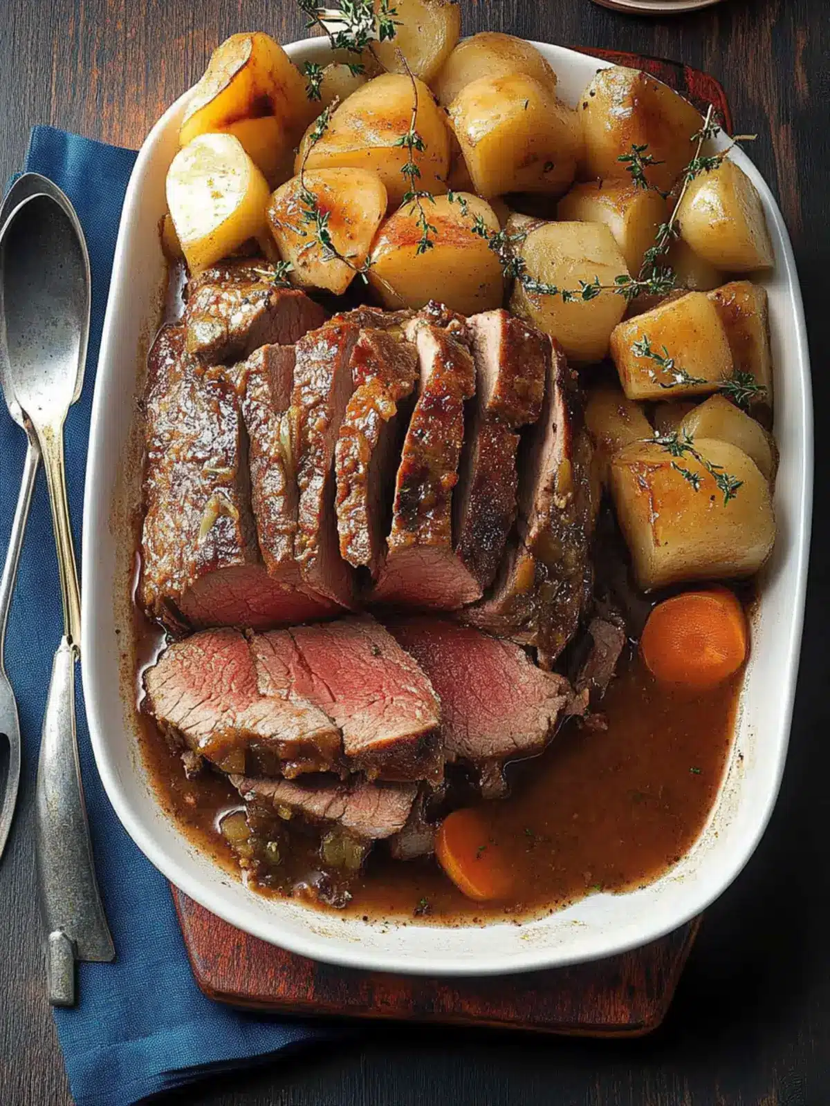 Hearty Beef Roast Dinner with Flavorful Veggie Medley 5 Beef Roast Dinner
