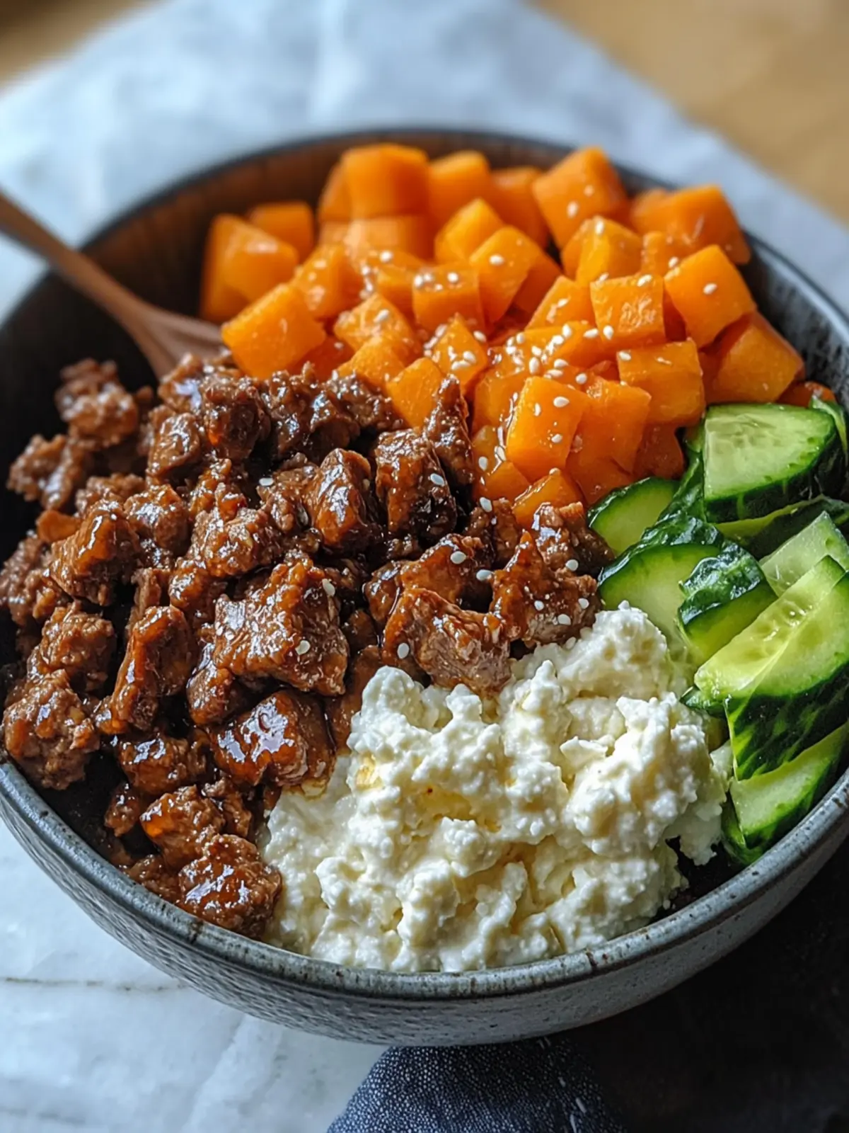 Hot Honey Beef Bowl: Flavor-Packed & High Protein Delight 4 Hot Honey Beef Bowl