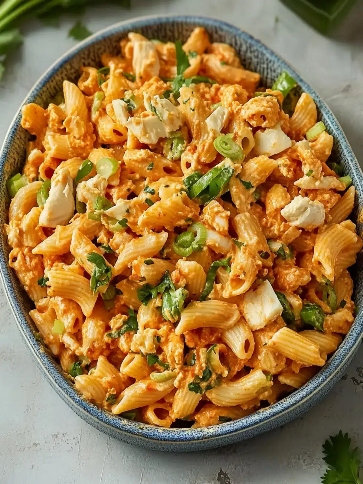 Spicy High Protein Buffalo Pasta Salad That Packs a Punch 4 Spicy High Protein Buffalo Pasta Salad