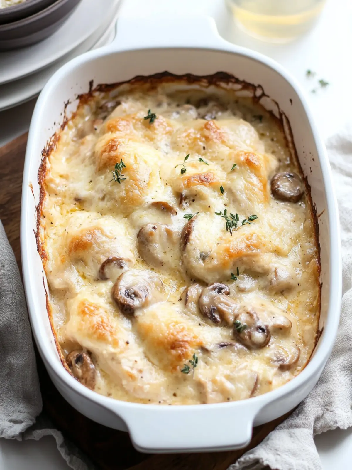 Mouthwatering Mushroom Swiss Chicken Bake Everyone Will Love 4 Mushroom Swiss Chicken Bake
