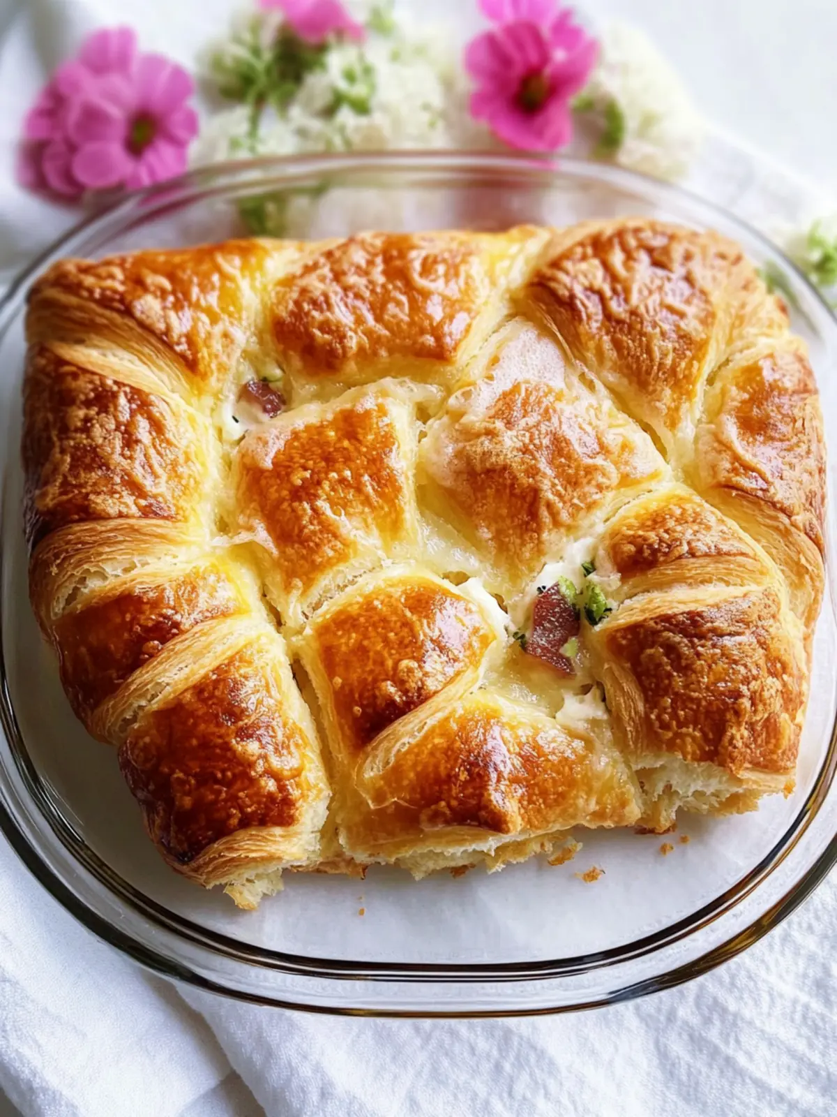 Crescent Roll Breakfast Casserole for Effortless Mornings 2 Crescent Roll Breakfast