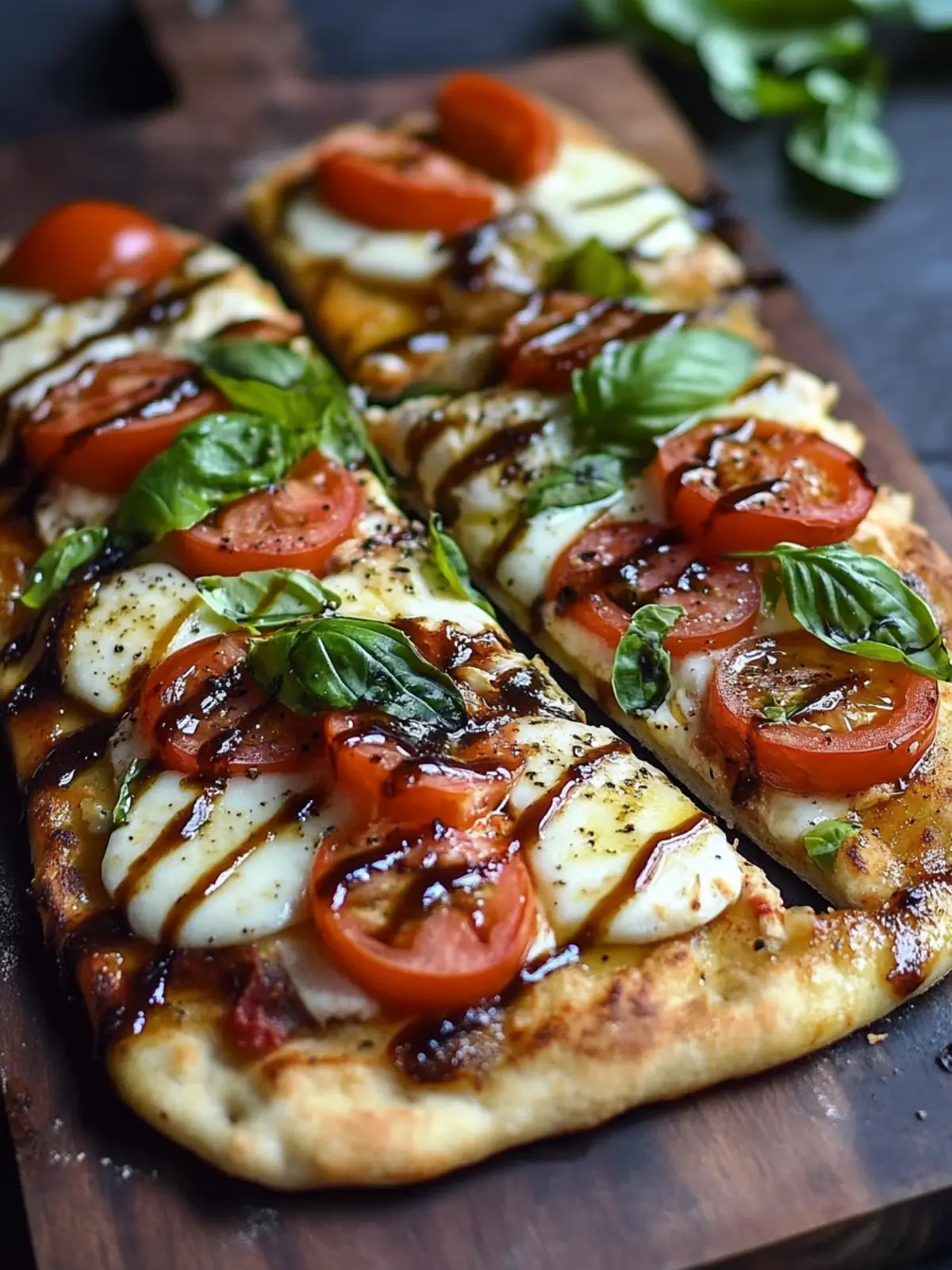Savory Chicken Caprese Flatbread in 30 Minutes or Less 5 Chicken Caprese Flatbread