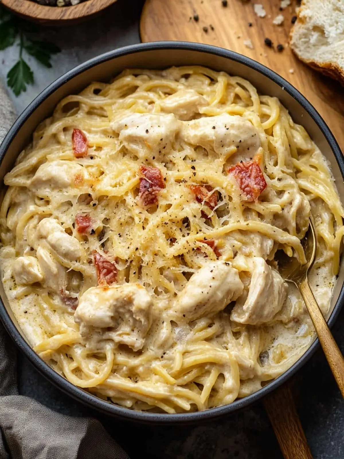 Creamy Chicken Tetrazzini That Beats Fast Food Any Day 5 Chicken Tetrazzini