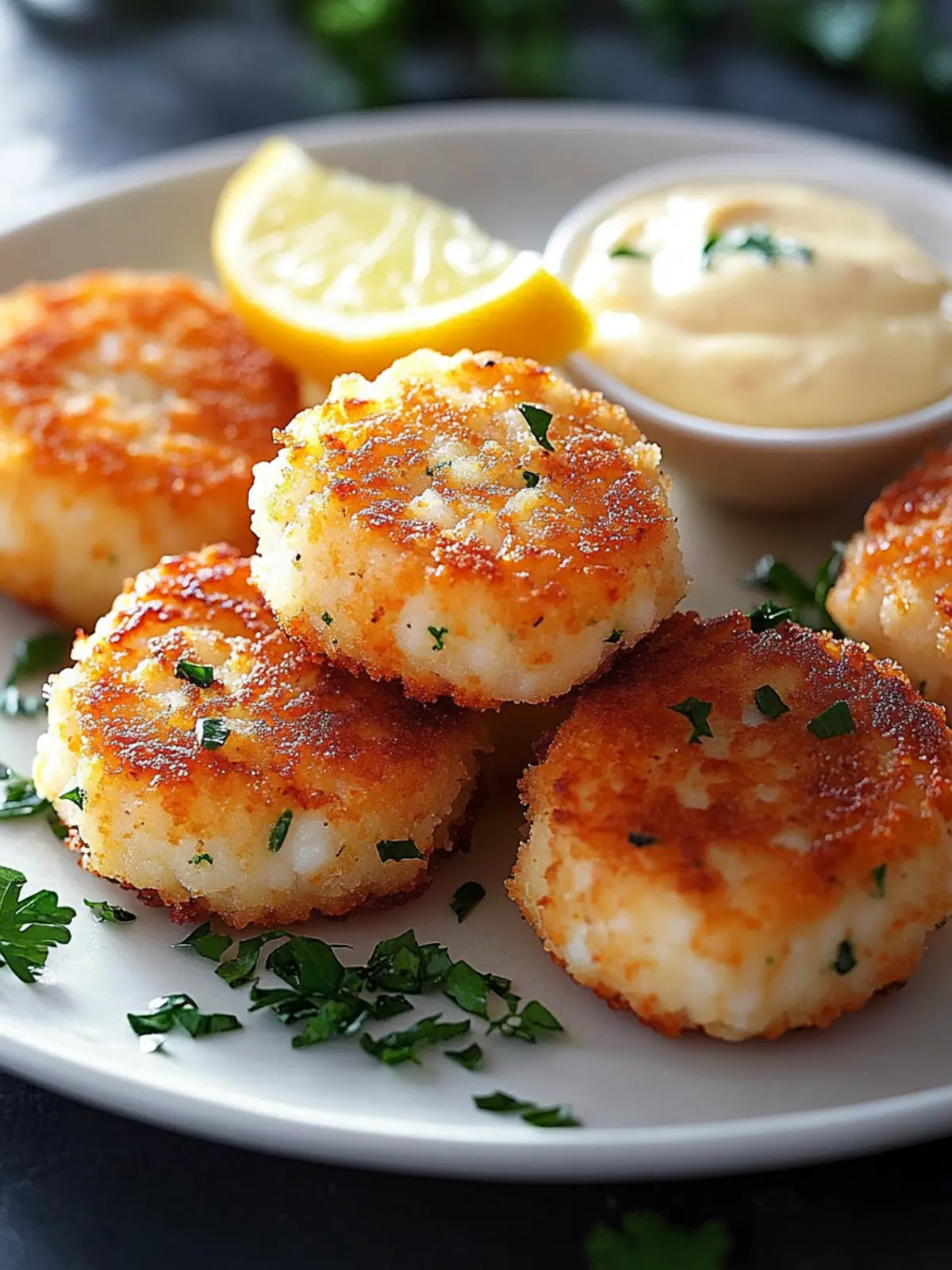 Irresistible Shrimp Cakes with Lemon Aioli You’ll Love! 4 Shrimp Cakes with Lemon Aioli