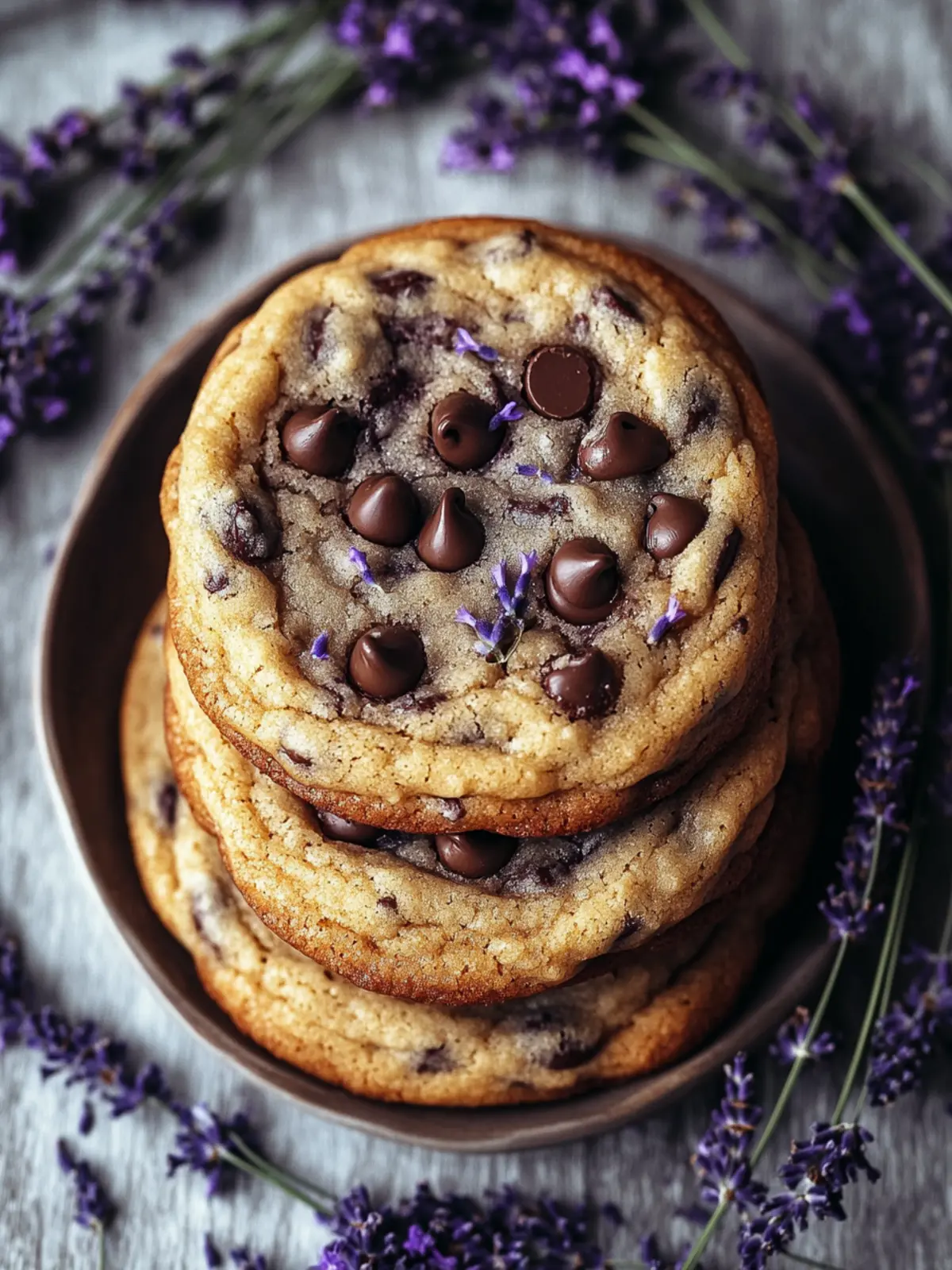 Lavender Chocolate Chip Cookies for a Cozy Comfort Treat 3 Lavender Chocolate Chip Cookies