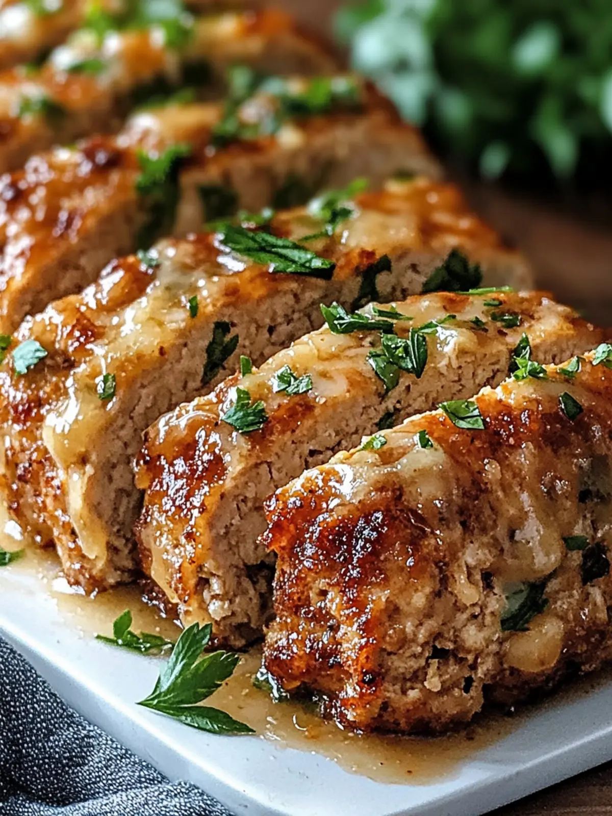 Juicy Garlic Parmesan Chicken Meatloaf for Comfort Food Lovers 4 Juicy Garlic Parmesan Chicken Meatloaf