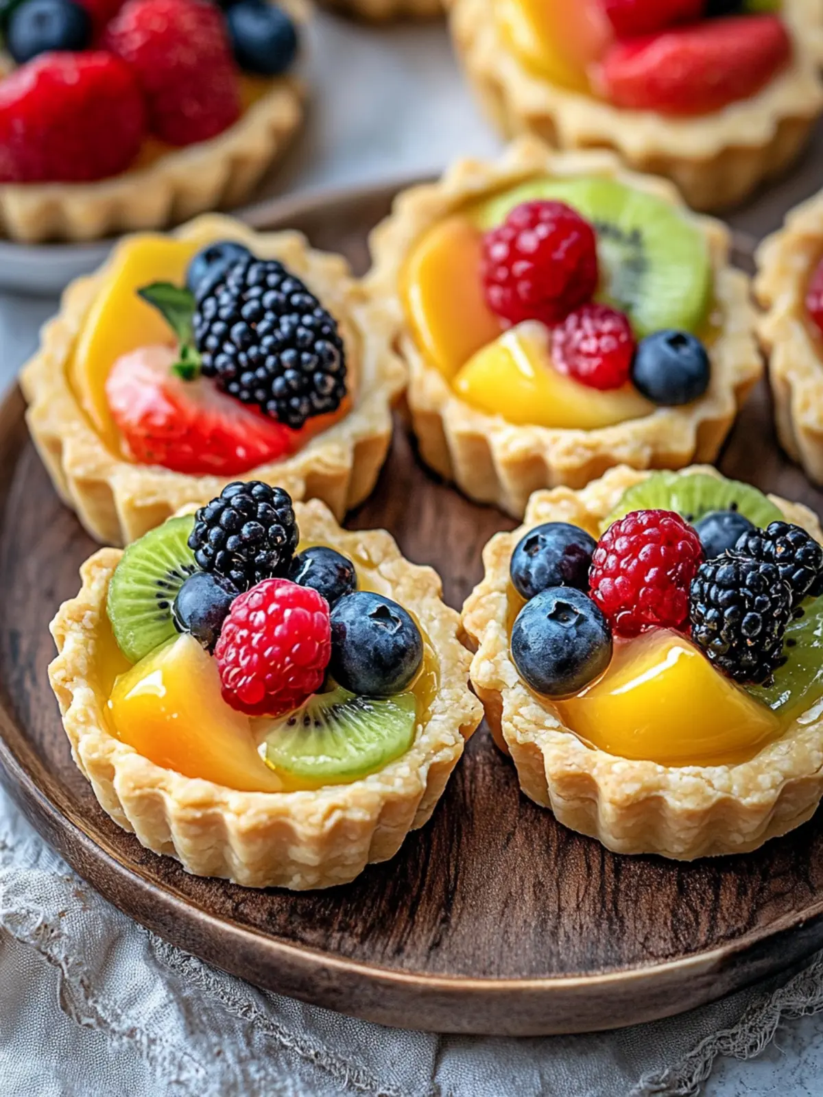 Delicious Fruit Tartlets to Brighten Your Day at Home 3 Fruit Tartlets