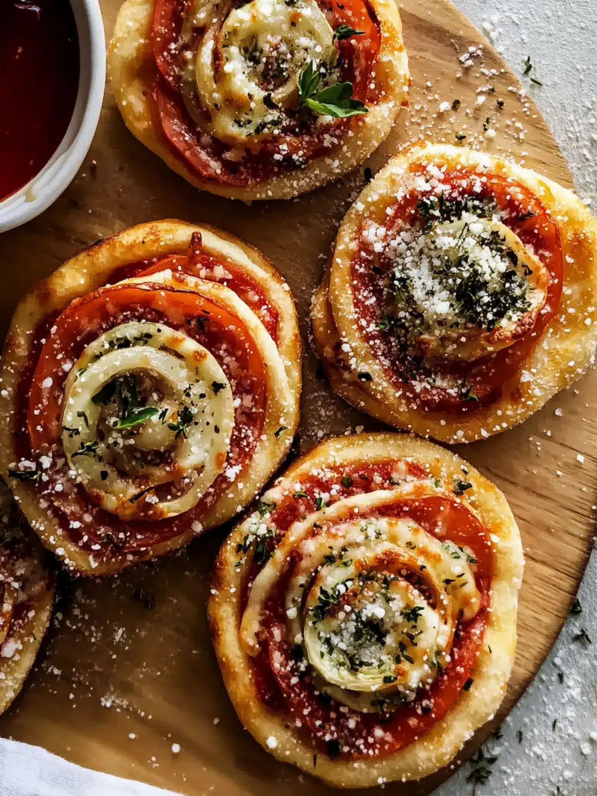 Delicious Pizza Wheels: Easy, Customizable Appetizer! 2 Pizza Wheels