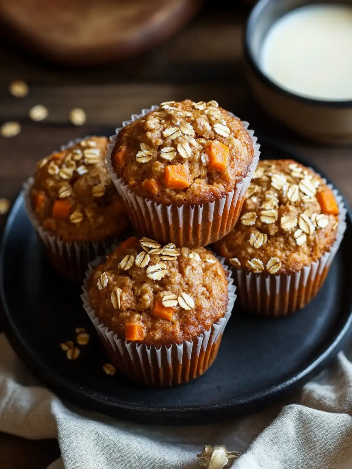 Carrot Oatmeal Muffins: Wholesome Flavor in One Bowl 5 Carrot Oatmeal Muffins