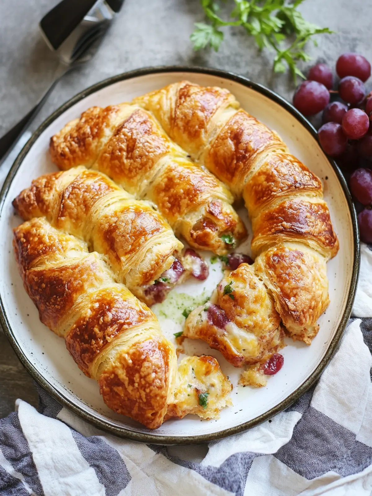 Crescent Roll Breakfast Casserole: Quick & Delicious Brunch! 2 Crescent Roll Breakfast