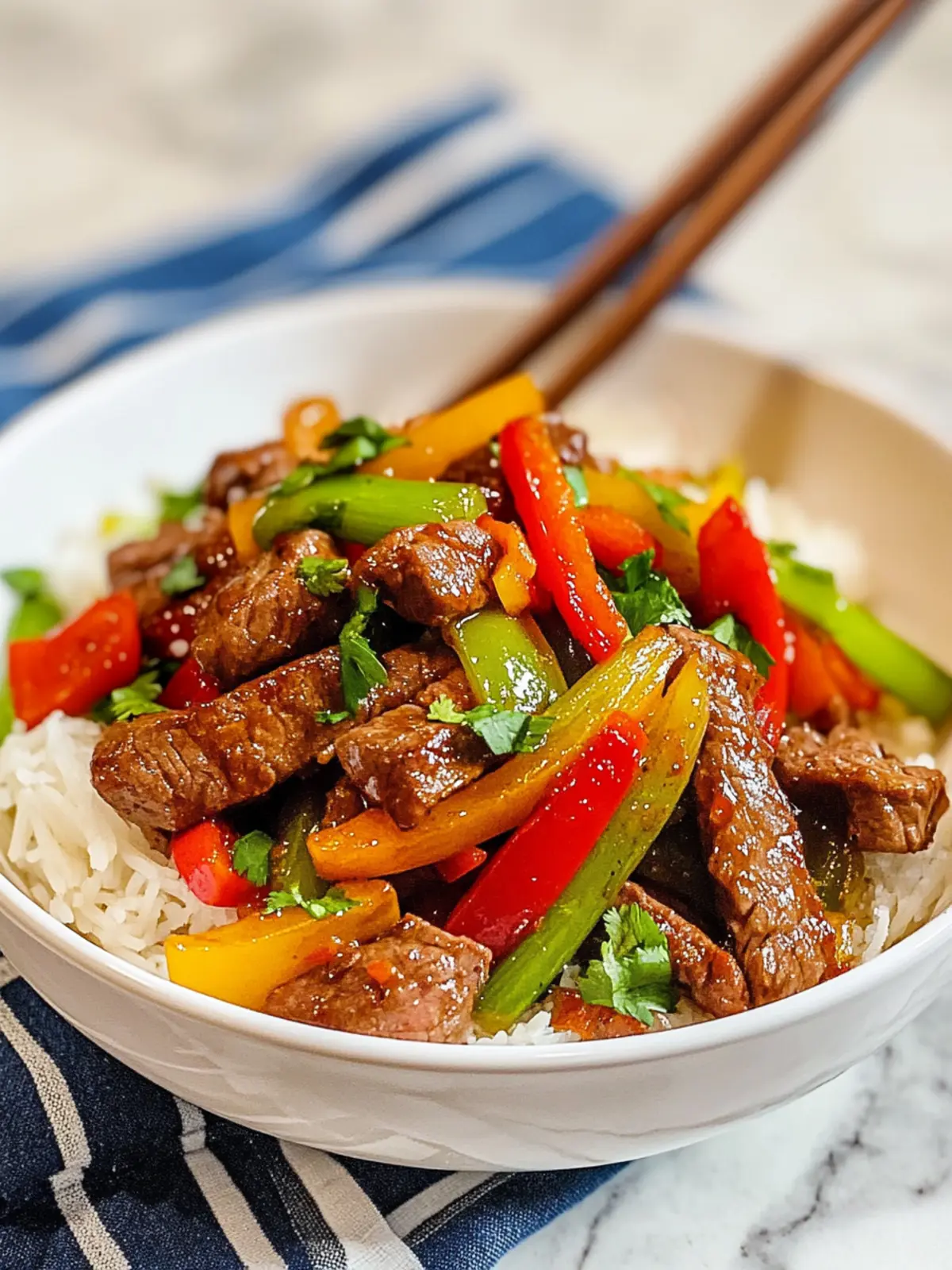 Easy Bell Pepper & Flank Steak Stir Fry for Busy Nights 3 Bell Pepper & Flank Steak Stir Fry
