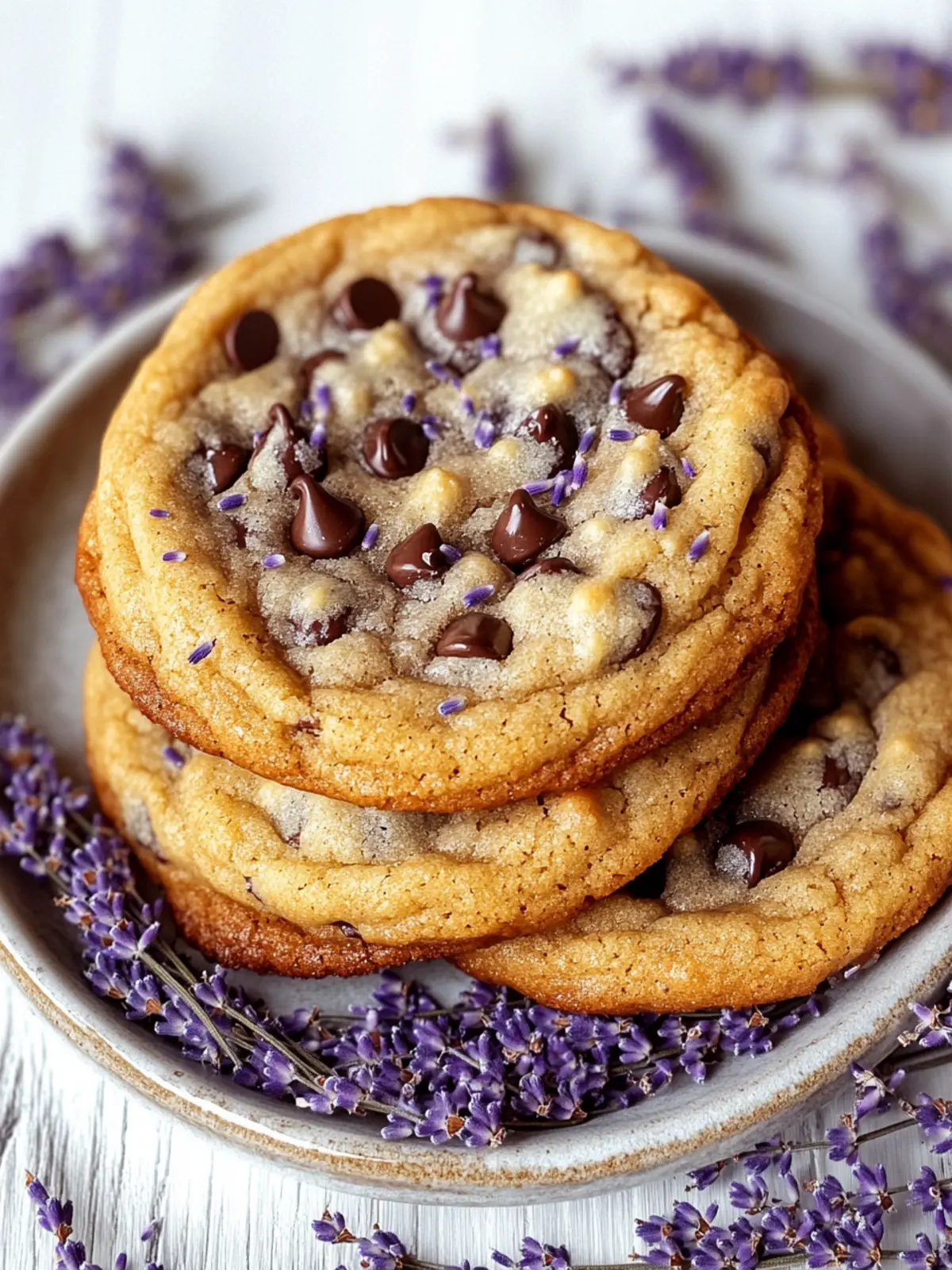 Lavender Chocolate Chip Cookies for a Cozy Comfort Treat 5 Lavender Chocolate Chip Cookies