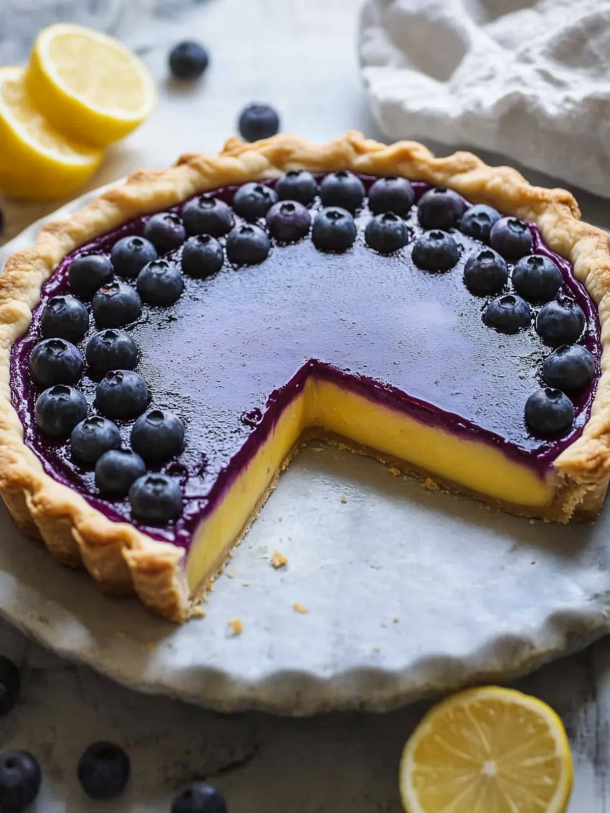 Zesty Blueberry-Lemon Curd Tart You’ll Love in Summertime 4 Blueberry–Lemon Curd Tart