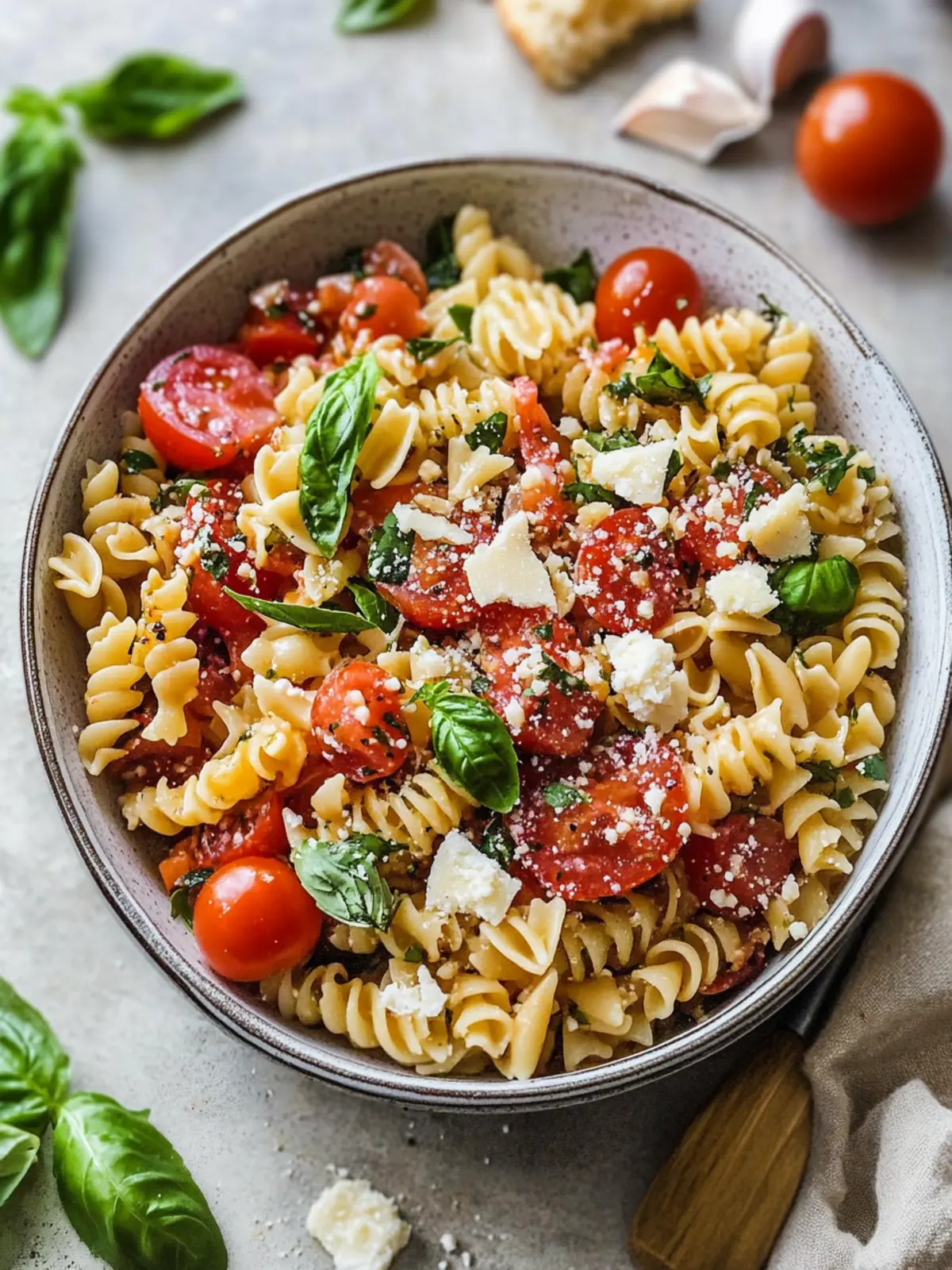 Refreshing Bruschetta Pasta Salad for Summer Gatherings 2 Bruschetta Pasta Salad