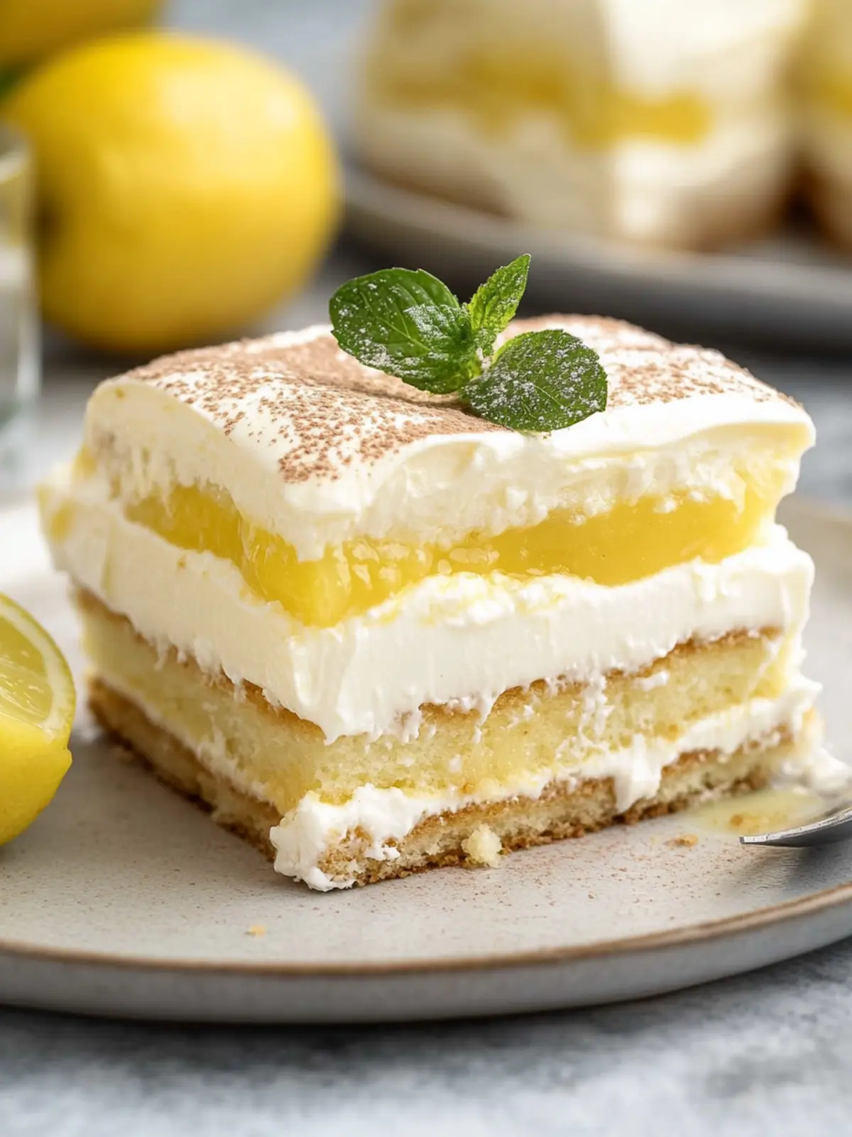 Limoncello Tiramisu That Will Brighten Your Dessert Table 2 Limoncello Tiramisu