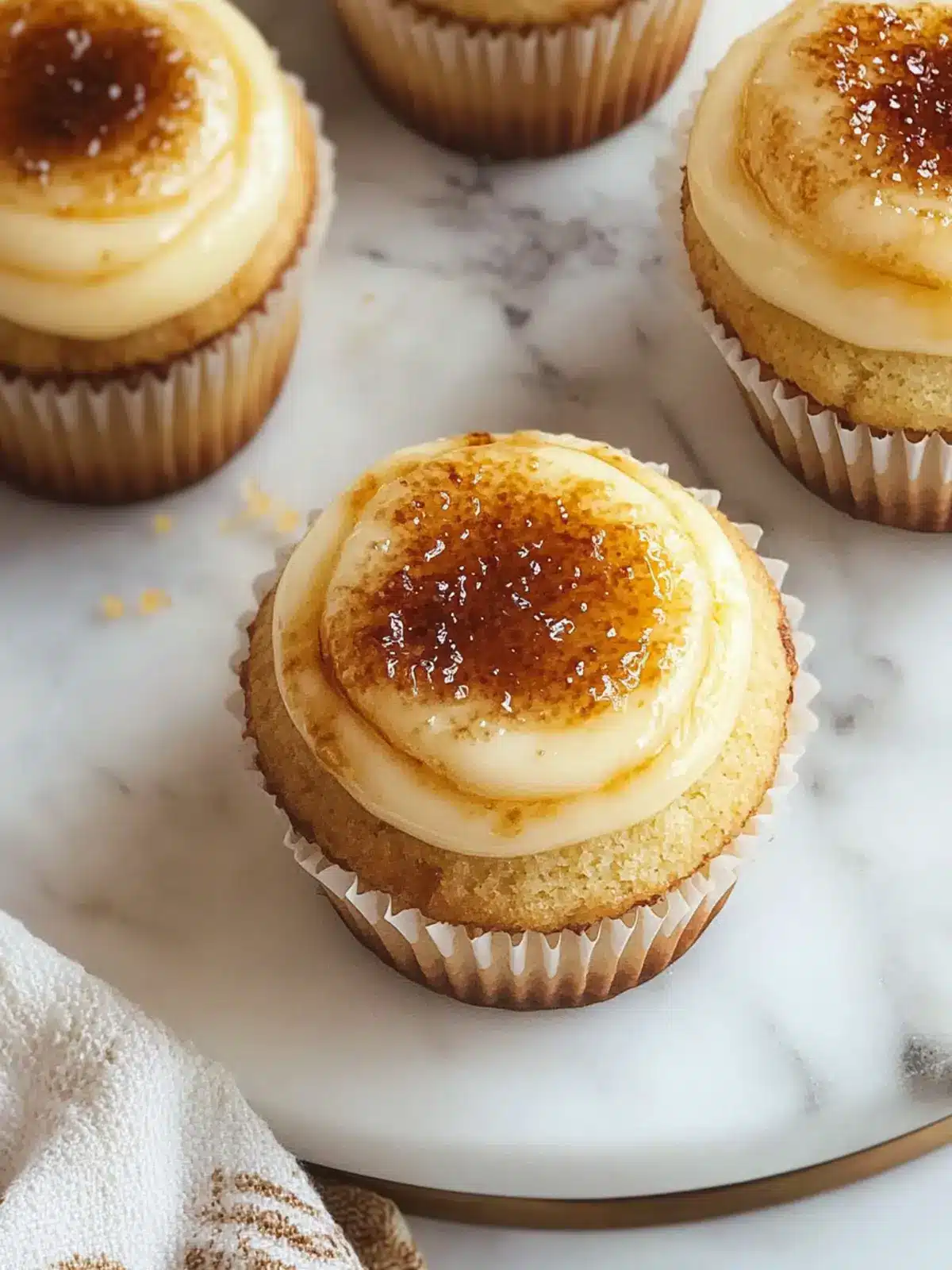 Decadent Crème Brûlée Cupcakes You’ll Crave Again and Again 3 Crème Brûlée Cupcakes