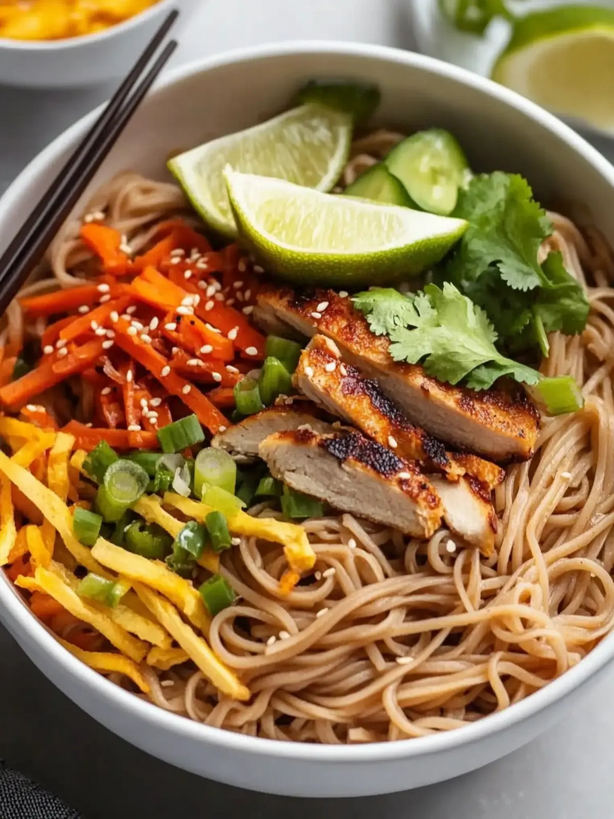 Delicious Asian Noodle Bowl with Crunchy Veggies and Flavor 2 Asian Noodle Bowl