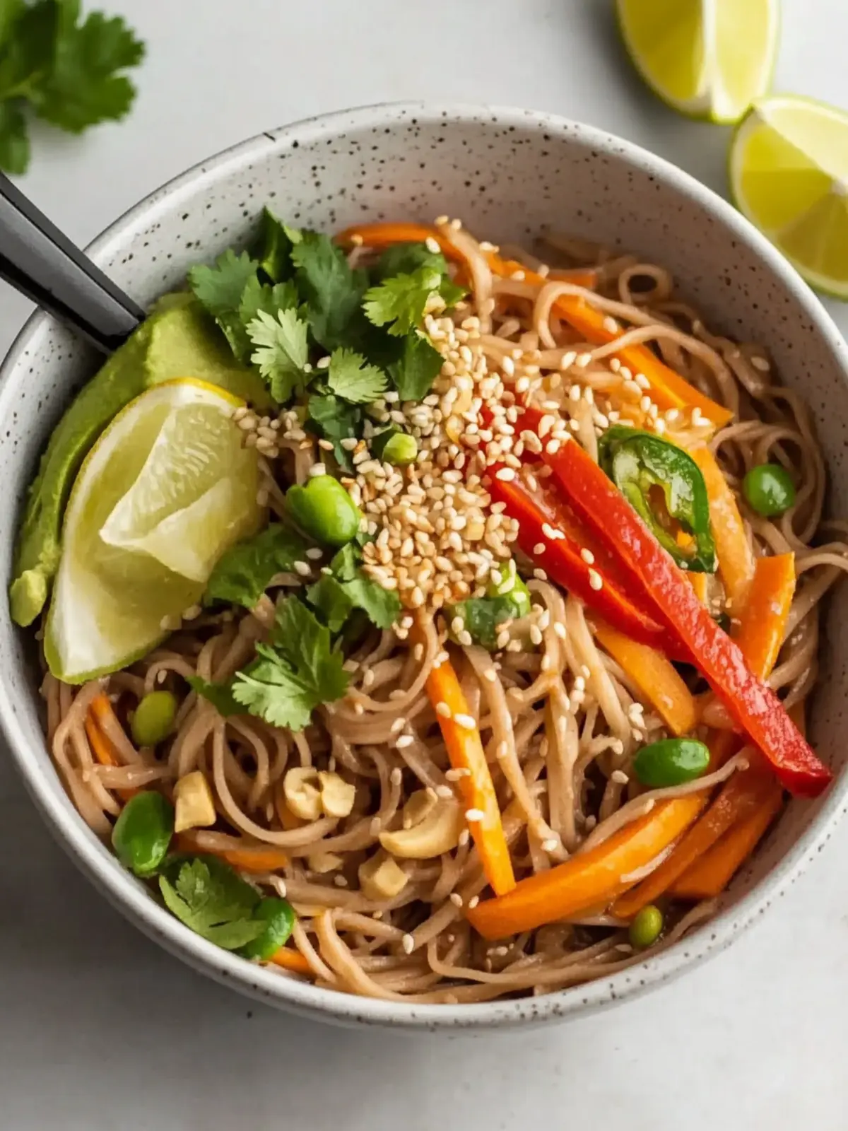 Delicious Asian Noodle Bowl with Crunchy Veggies and Flavor 4 Asian Noodle Bowl