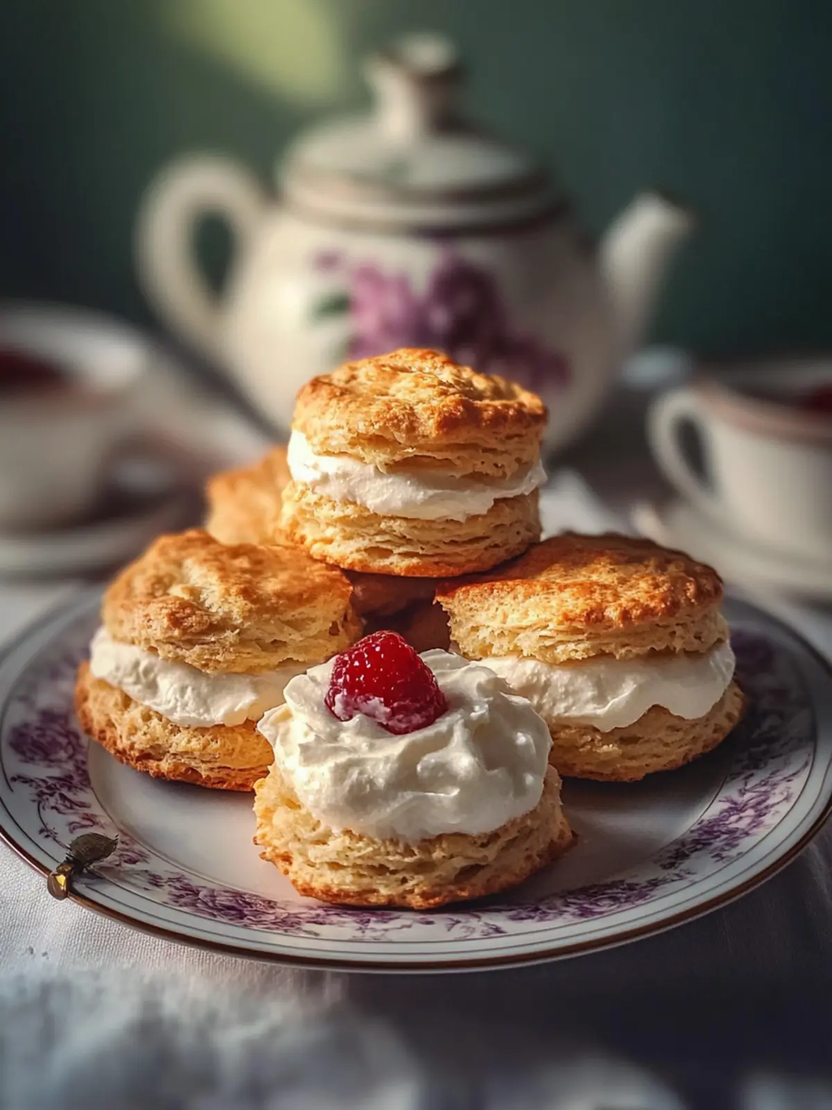 Delicious English Scones with Clotted Cream You’ll Crave 2 English Scones with Clotted Cream