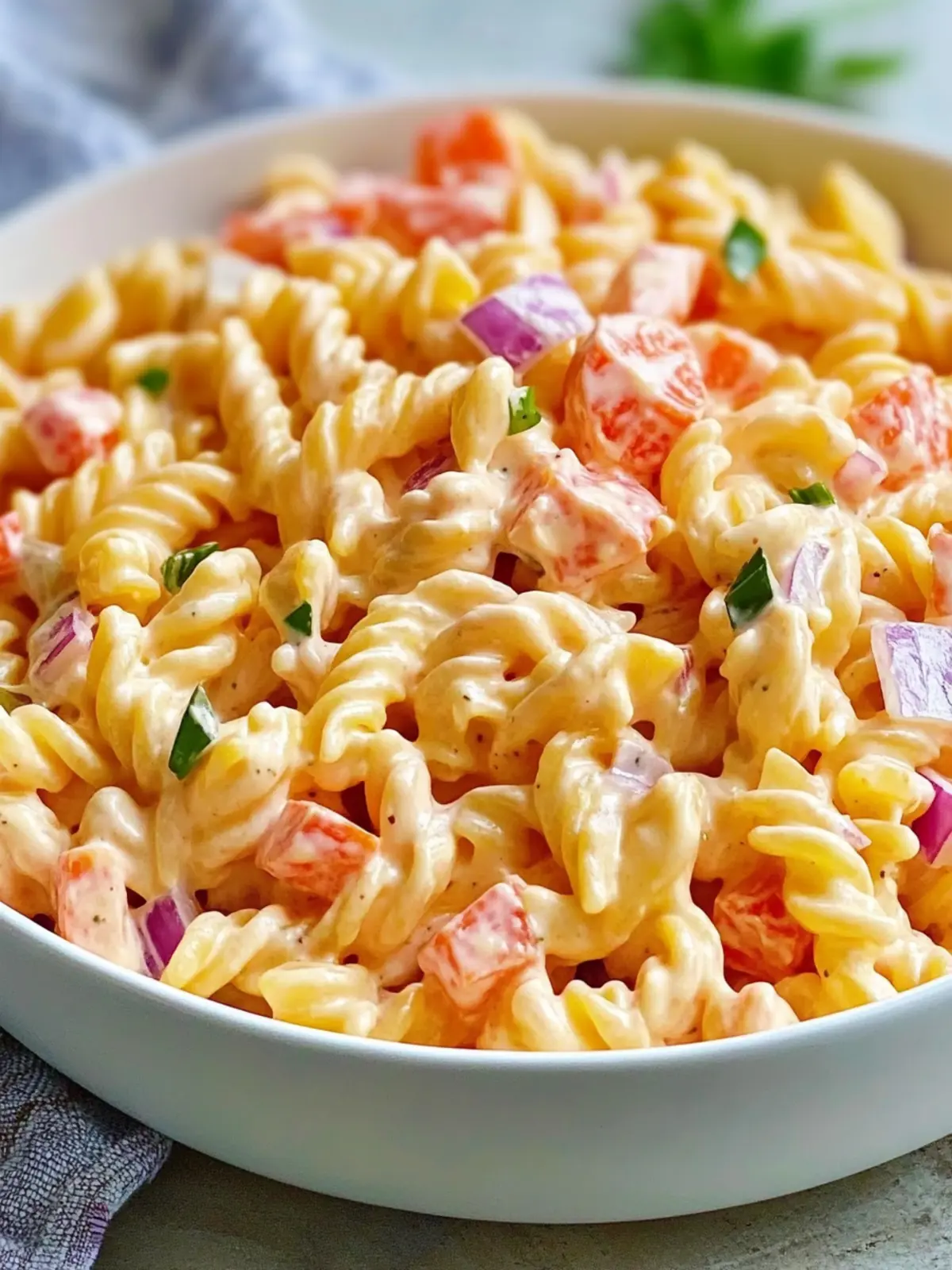 Creamy Pink Cadillac Pasta Salad for Your Perfect Picnic 3 Pink Cadillac Pasta Salad