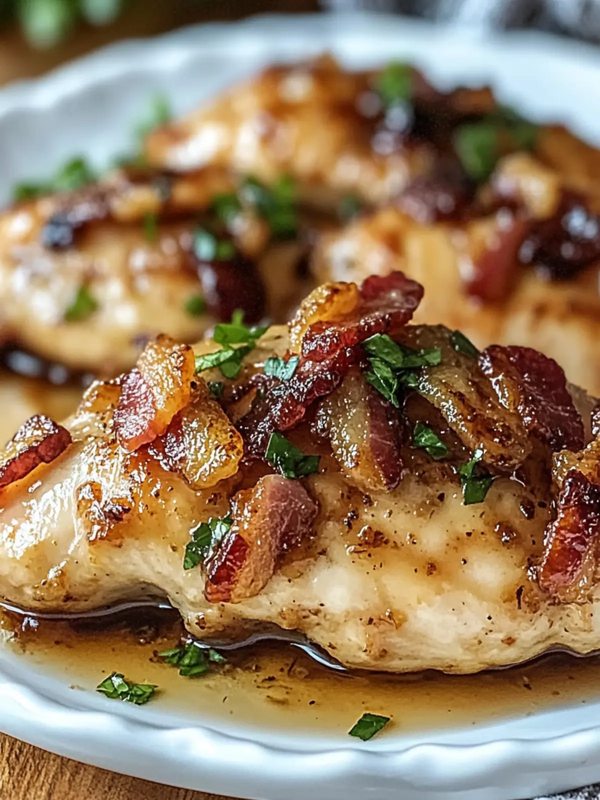 Sweet Maple Garlic Bacon Chicken You Can't Resist 3 Maple Garlic Bacon Chicken