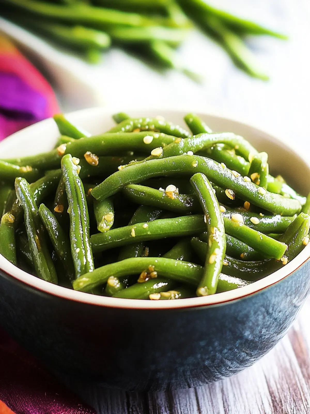 Perfectly Steamed Green Beans: A Simple Garlic Delight 5 Steamed Green Beans