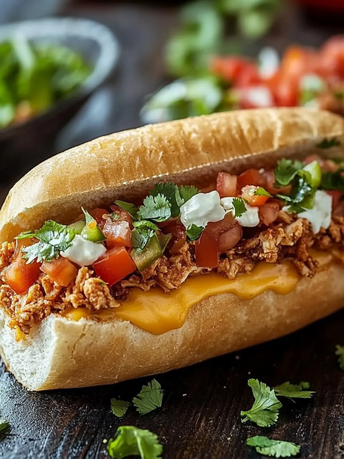 Spice Up Dinner with a Cheesy Mexican Chopped Sandwich 3 Mexican Chopped Cheese Sandwich