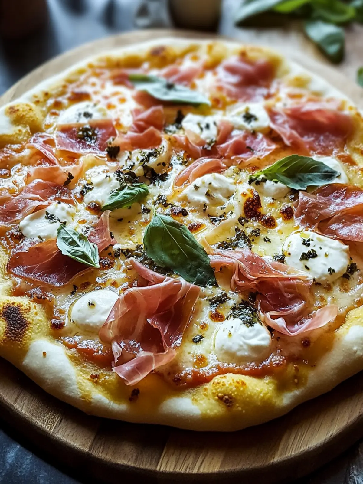 White Pizza with Prosciutto & Hot Honey for Simple Gourmet Nights 5 White Pizza with Prosciutto