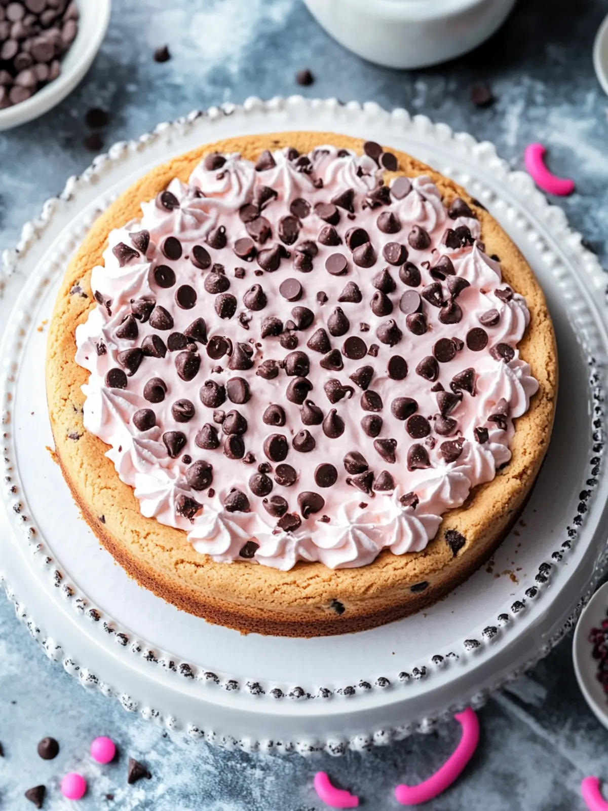 Decadent Chocolate Chip Cookie Cake You Need to Try Today 3 Chocolate Chip Cookie Cake