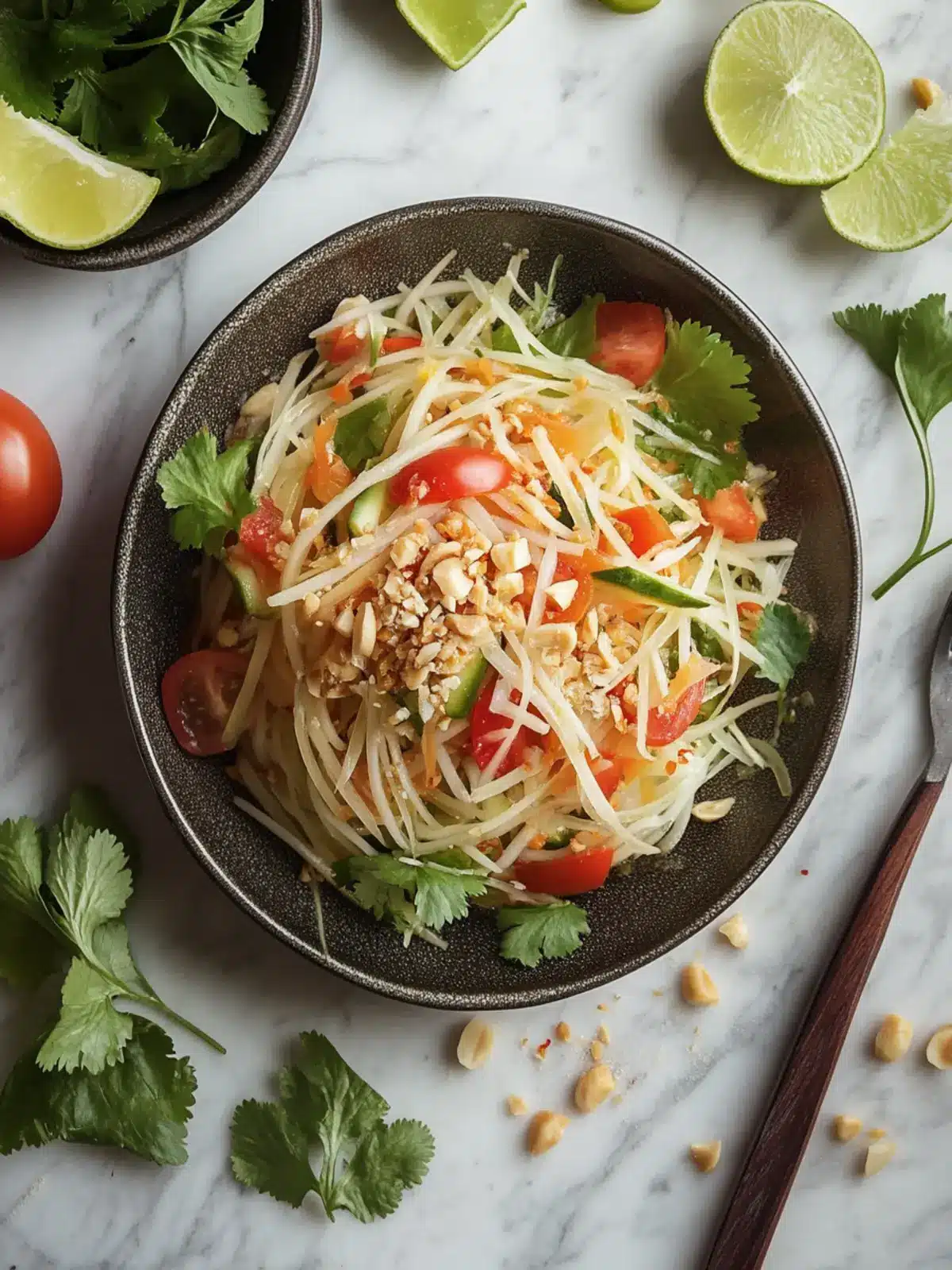 Delicious Green Papaya Salad That's Bursting with Fresh Flavor 2 Green Papaya Salad