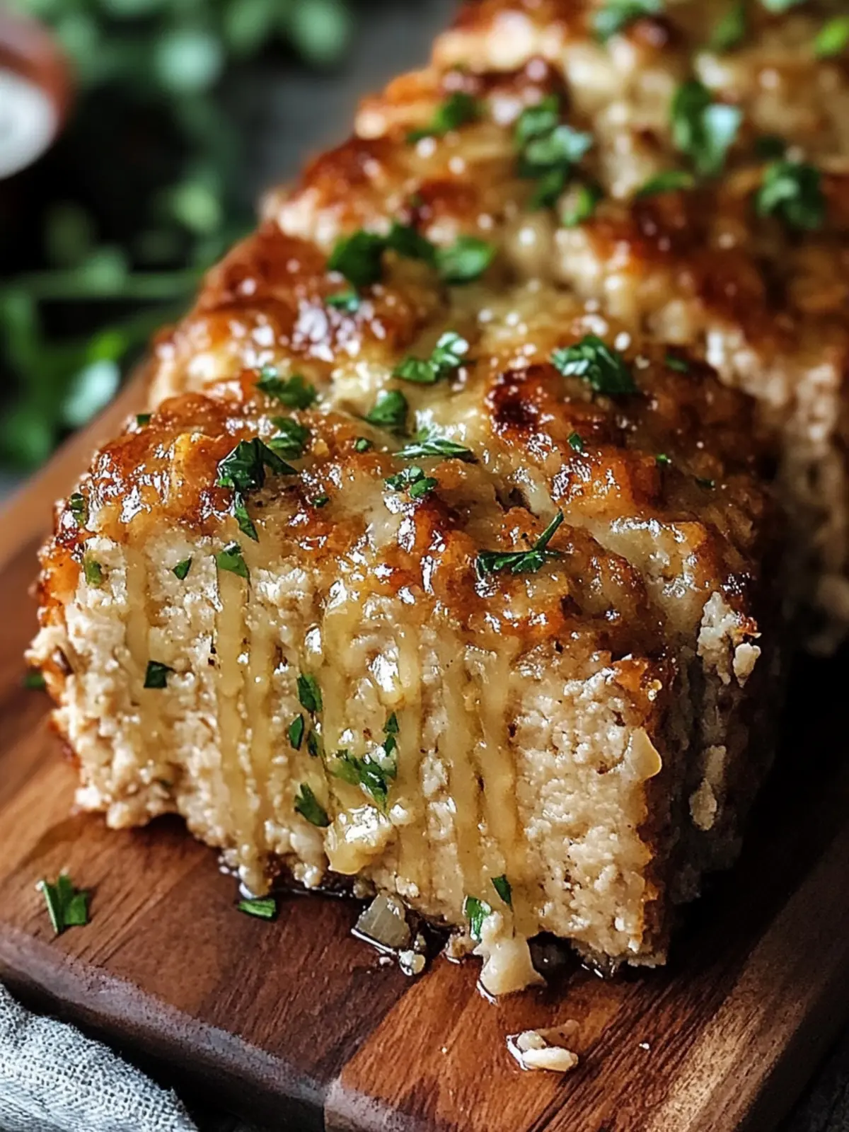 Juicy Garlic Parmesan Chicken Meatloaf for Comfort Food Lovers 2 Juicy Garlic Parmesan Chicken Meatloaf