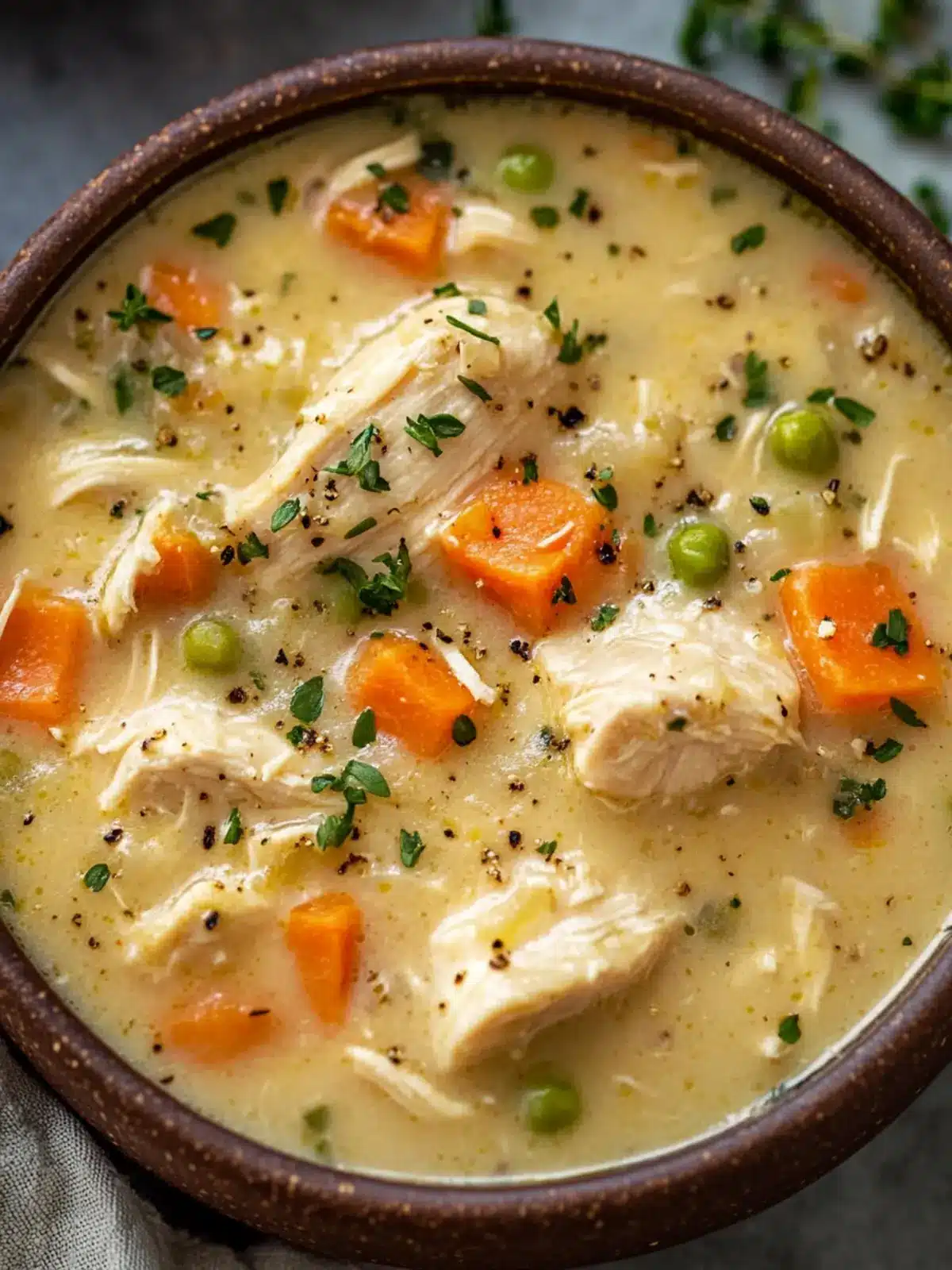 High Protein Chicken Pot Pie Soup: Comfort in Every Spoonful 5 High Protein Chicken Pot Pie Soup