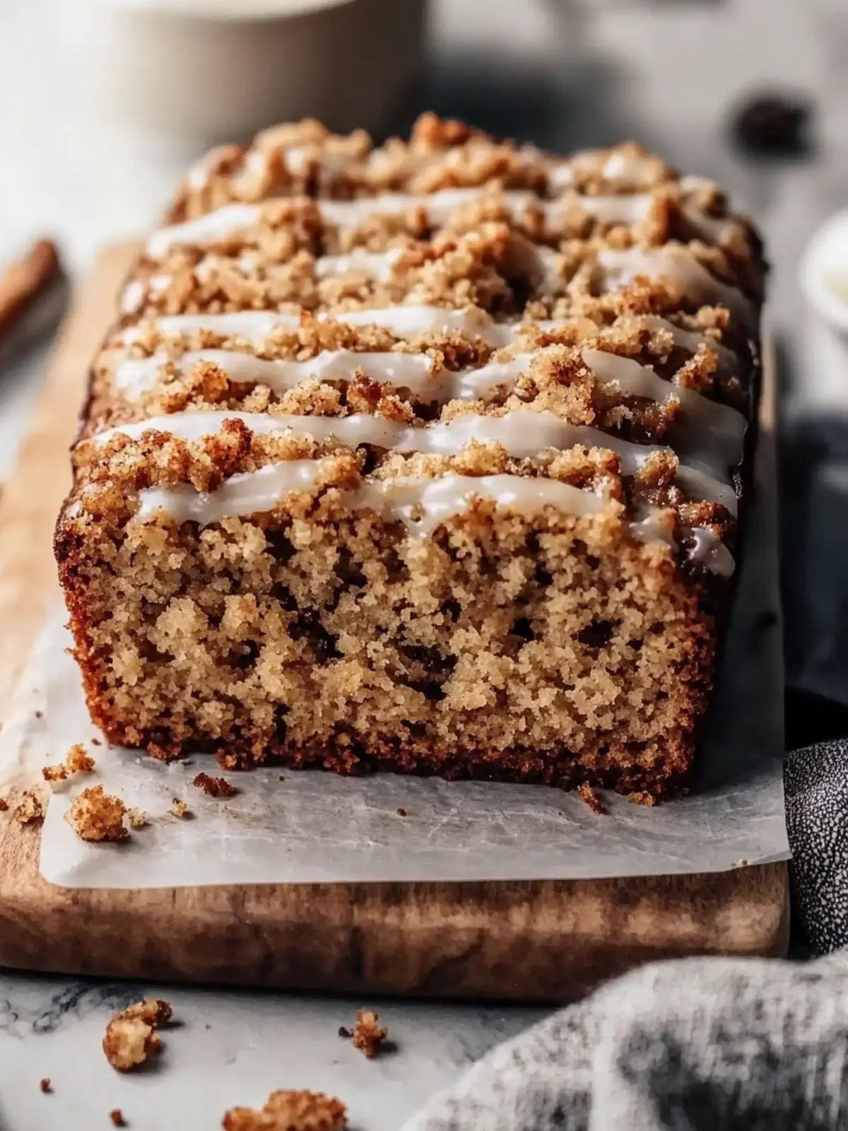 Heavenly Coffee Cake Banana Bread with Crunchy Streusel Topping 5 Coffee Cake Banana Bread