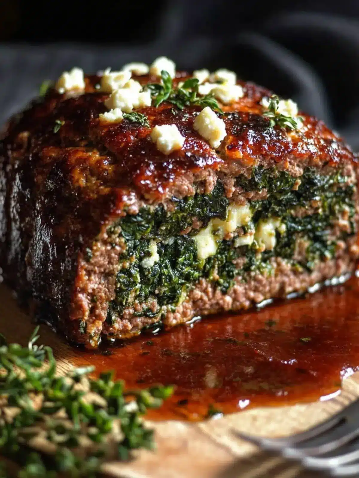 Spinach Feta Stuffed Meatloaf: A Delicious Greek Comfort Dish 3 Spinach Feta Stuffed Meatloaf