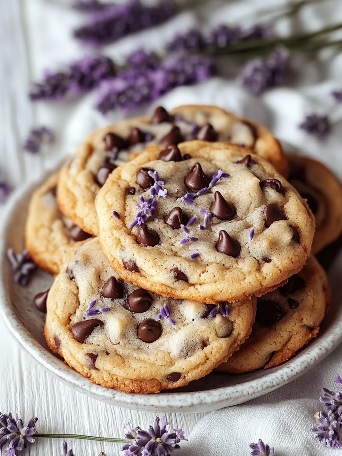 Lavender Chocolate Chip Cookies for a Cozy Comfort Treat 4 Lavender Chocolate Chip Cookies