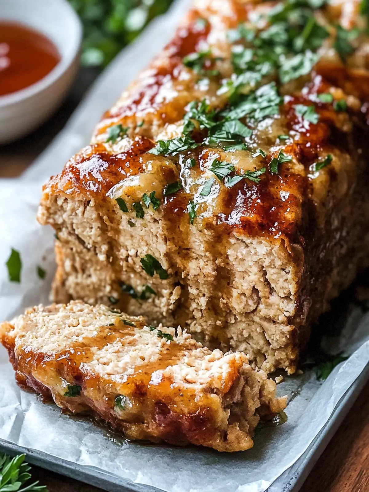 Juicy Garlic Parmesan Chicken Meatloaf for Comfort Food Lovers 3 Juicy Garlic Parmesan Chicken Meatloaf