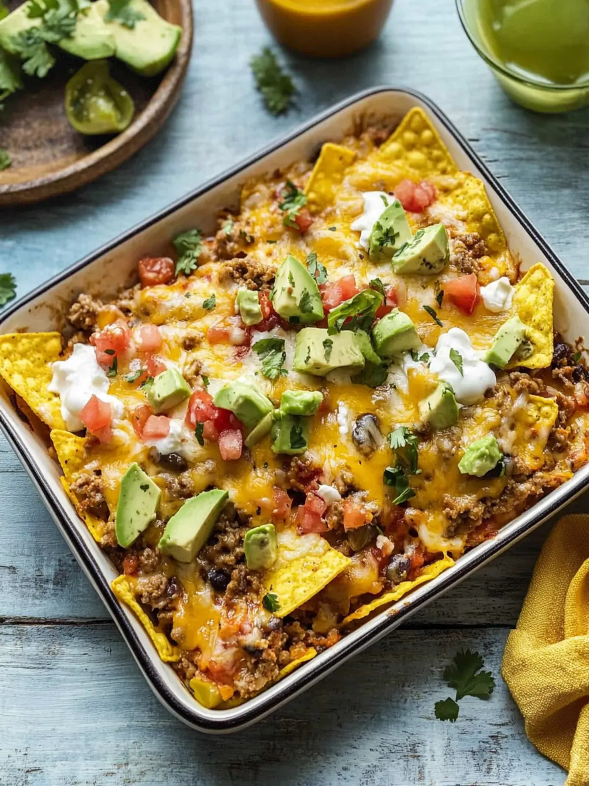 Satisfy Your Cravings with Easy Nacho Casserole Delight 5 Nacho Casserole